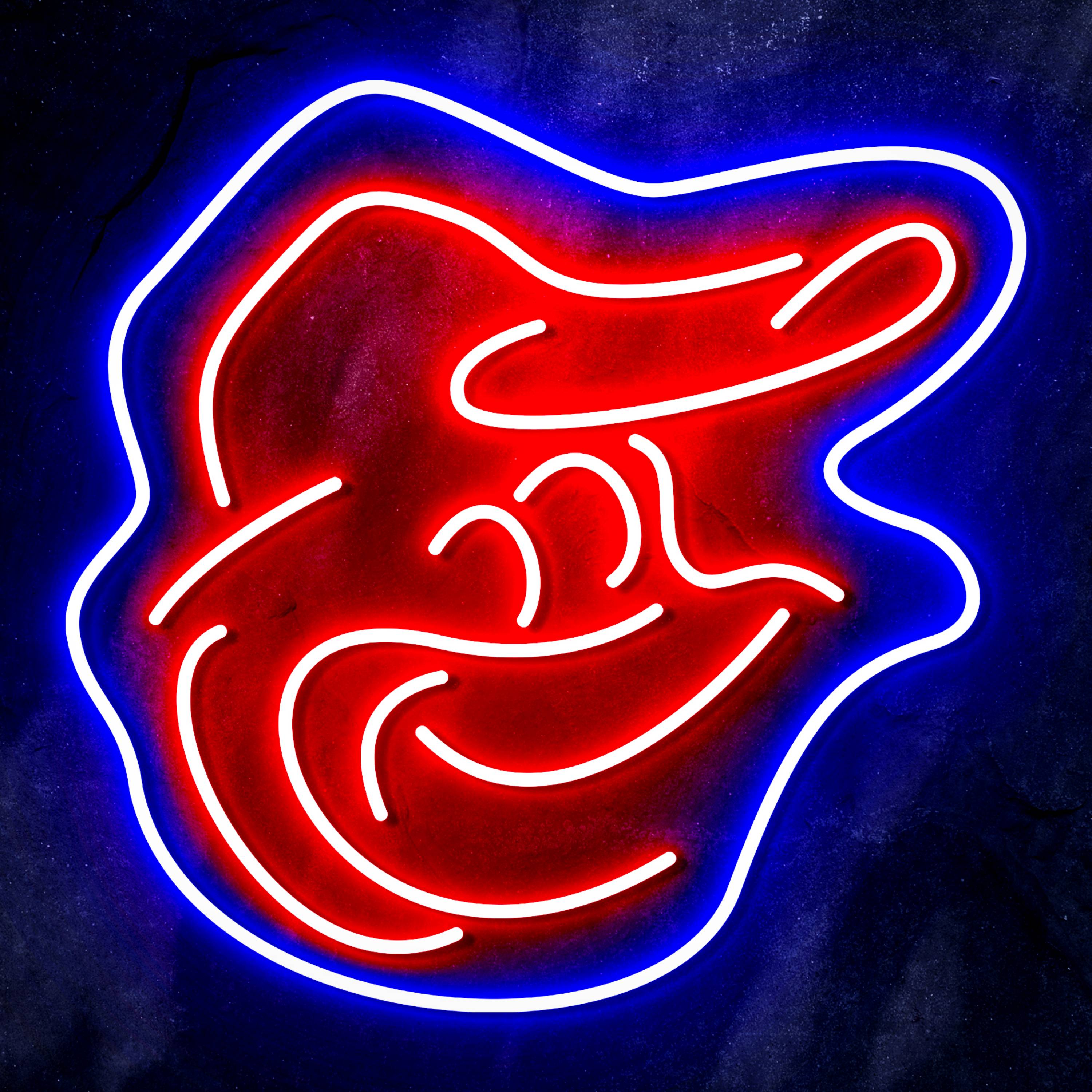 MLB Baltimore Orioles Bar Neon Flex LED Sign | PRO LED SIGN