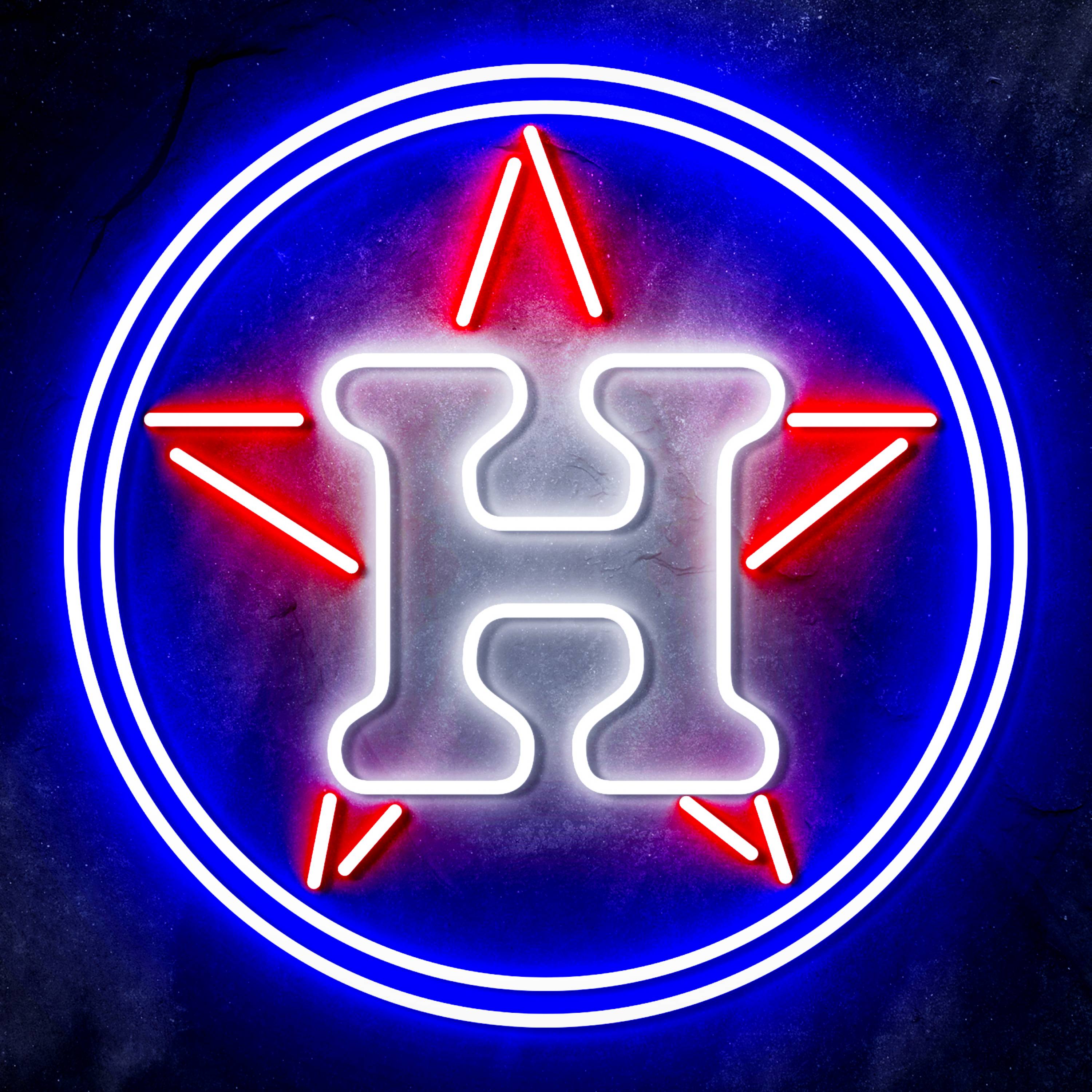 MLB Houston Astros Bar Neon Flex LED Sign