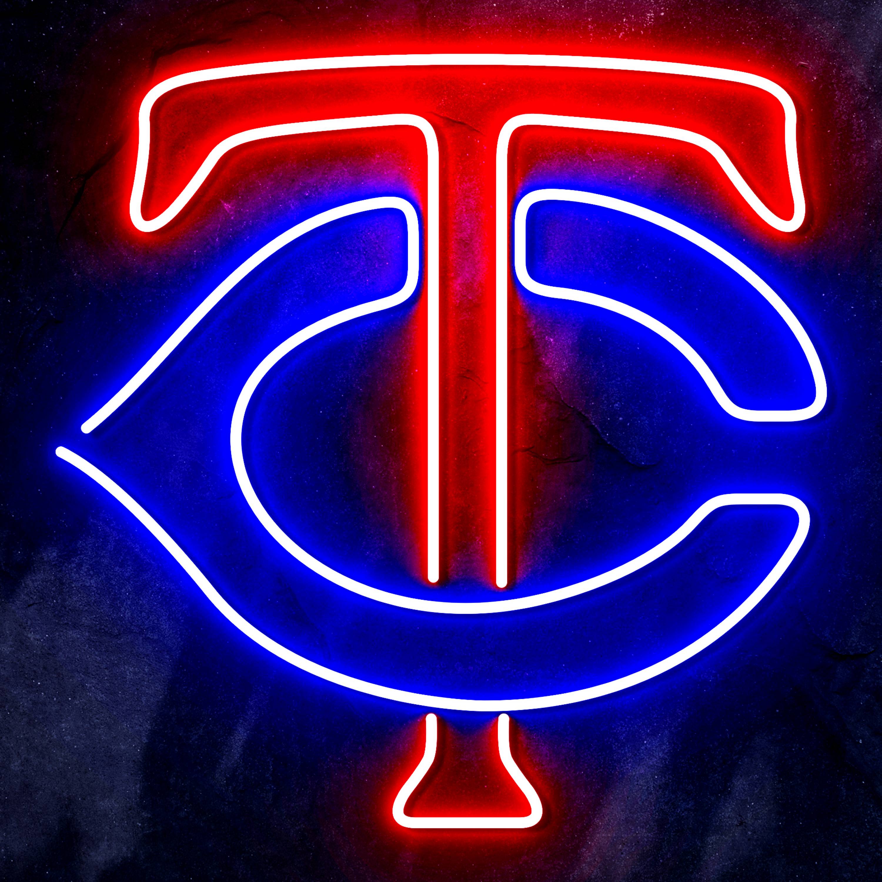 MLB Minnesota Twins Bar Neon Flex LED Sign