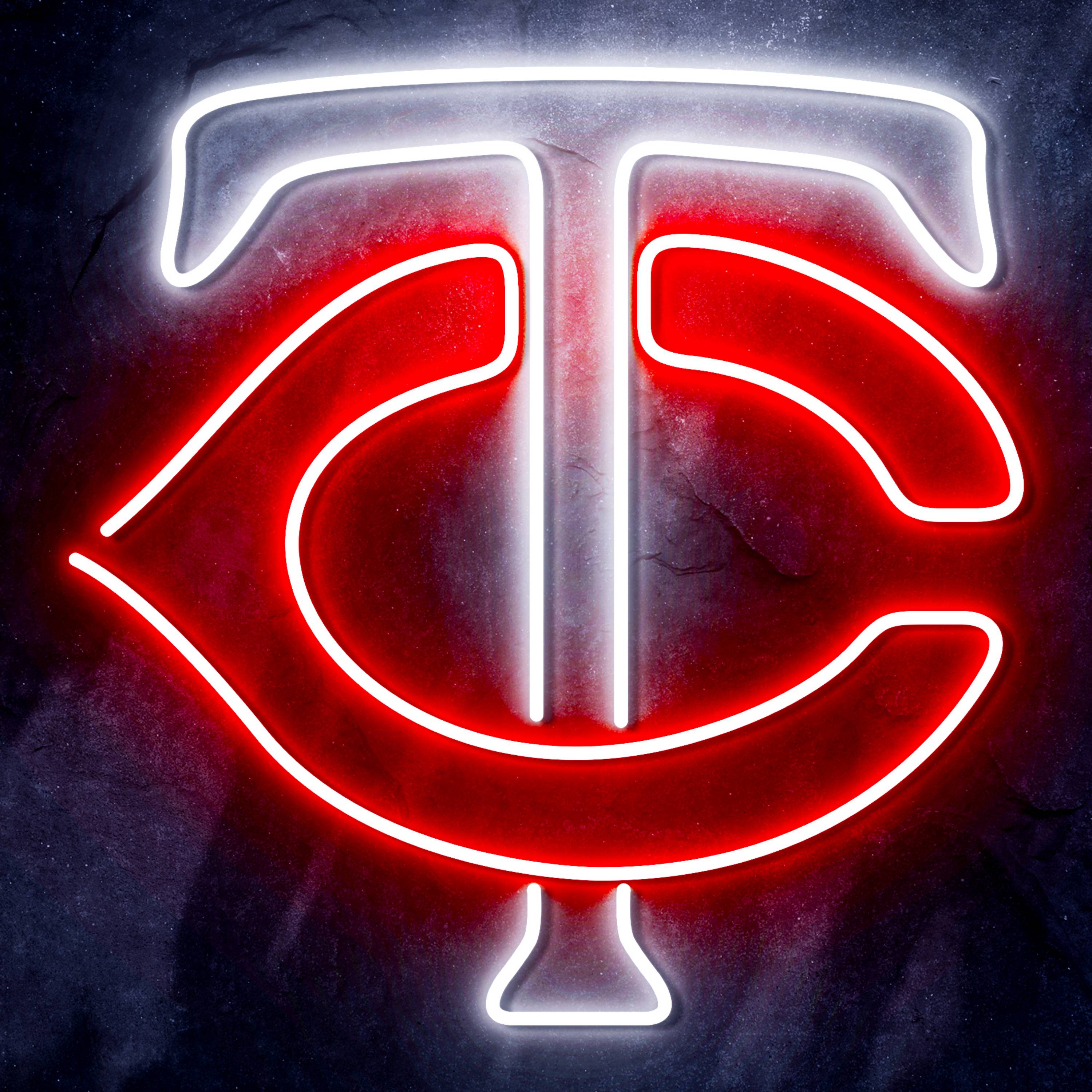 MLB Minnesota Twins Bar Neon Flex LED Sign