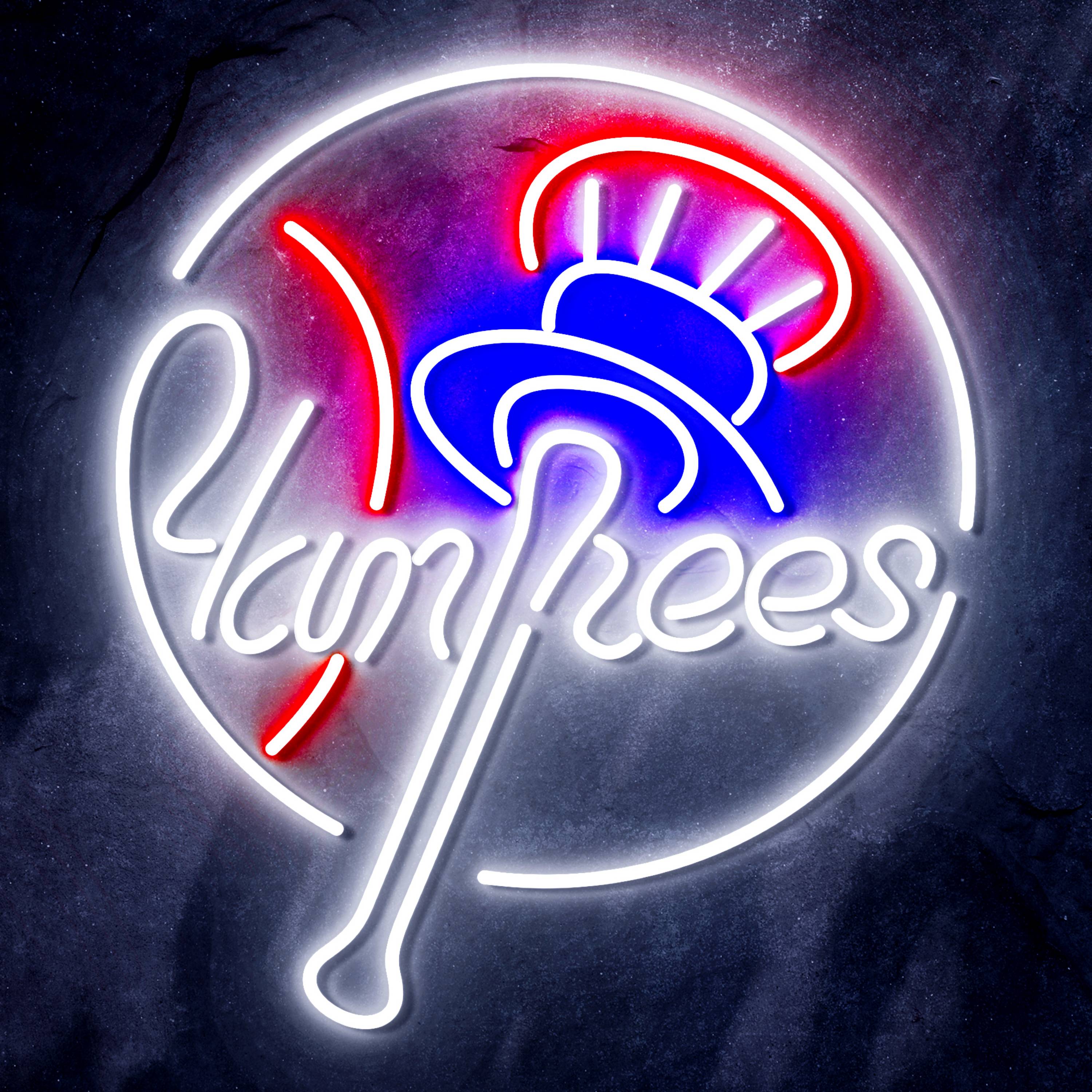 MLB New York Yankees Bar Neon Flex LED Sign | PRO LED SIGN