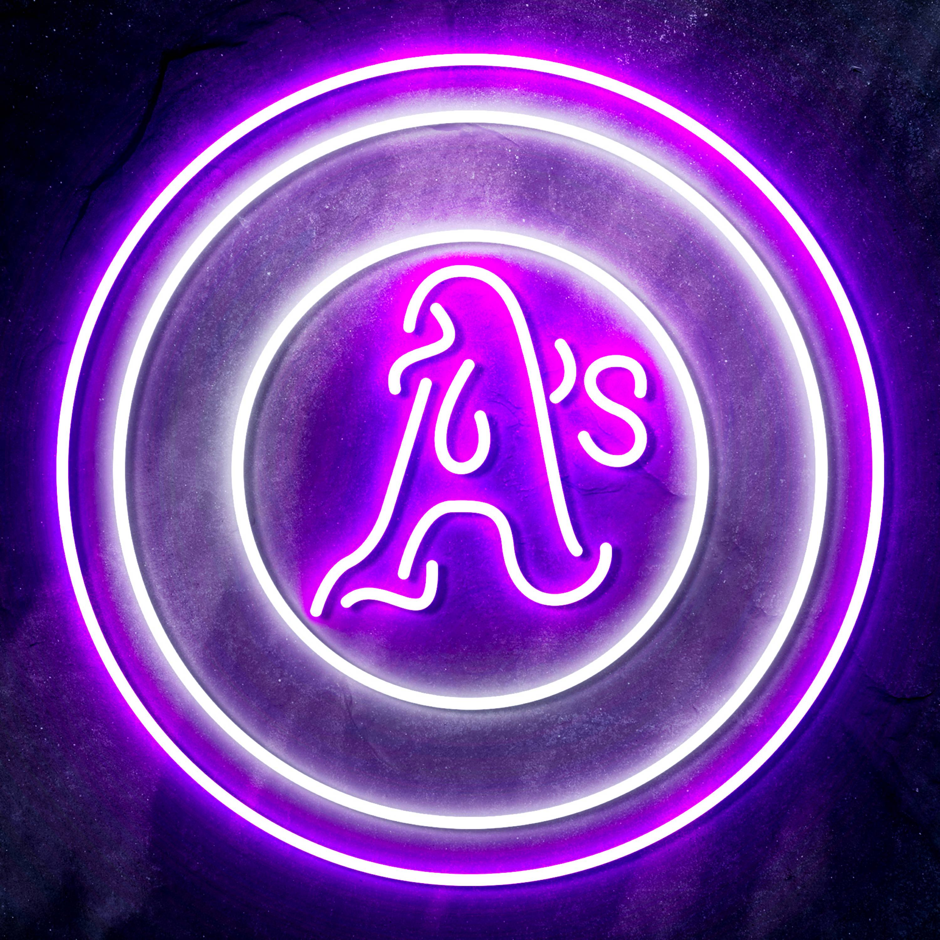 MLB Oakland Athletics Bar Neon Flex LED Sign