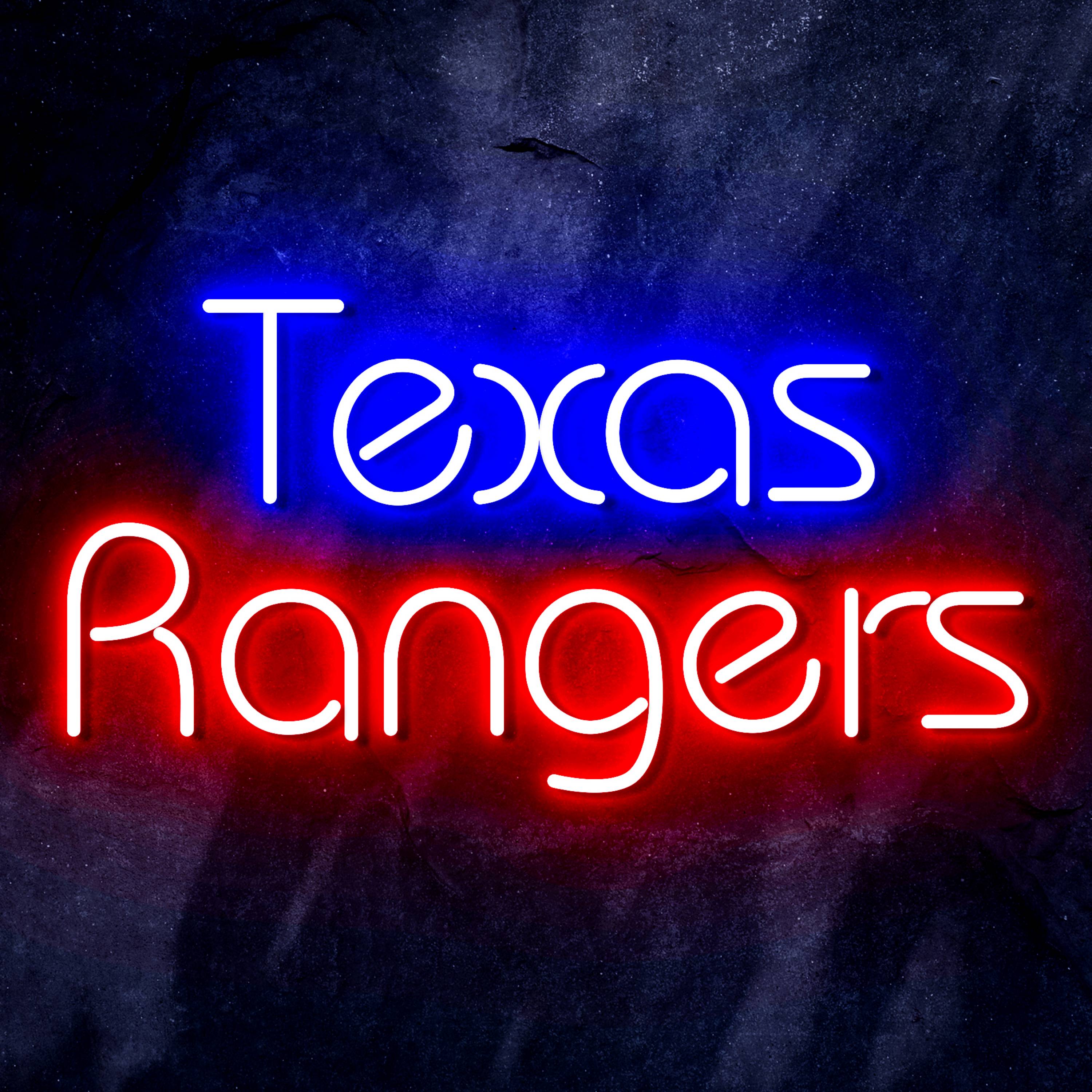 MLB Texas Rangers Bar Neon Flex LED Sign | PRO LED SIGN