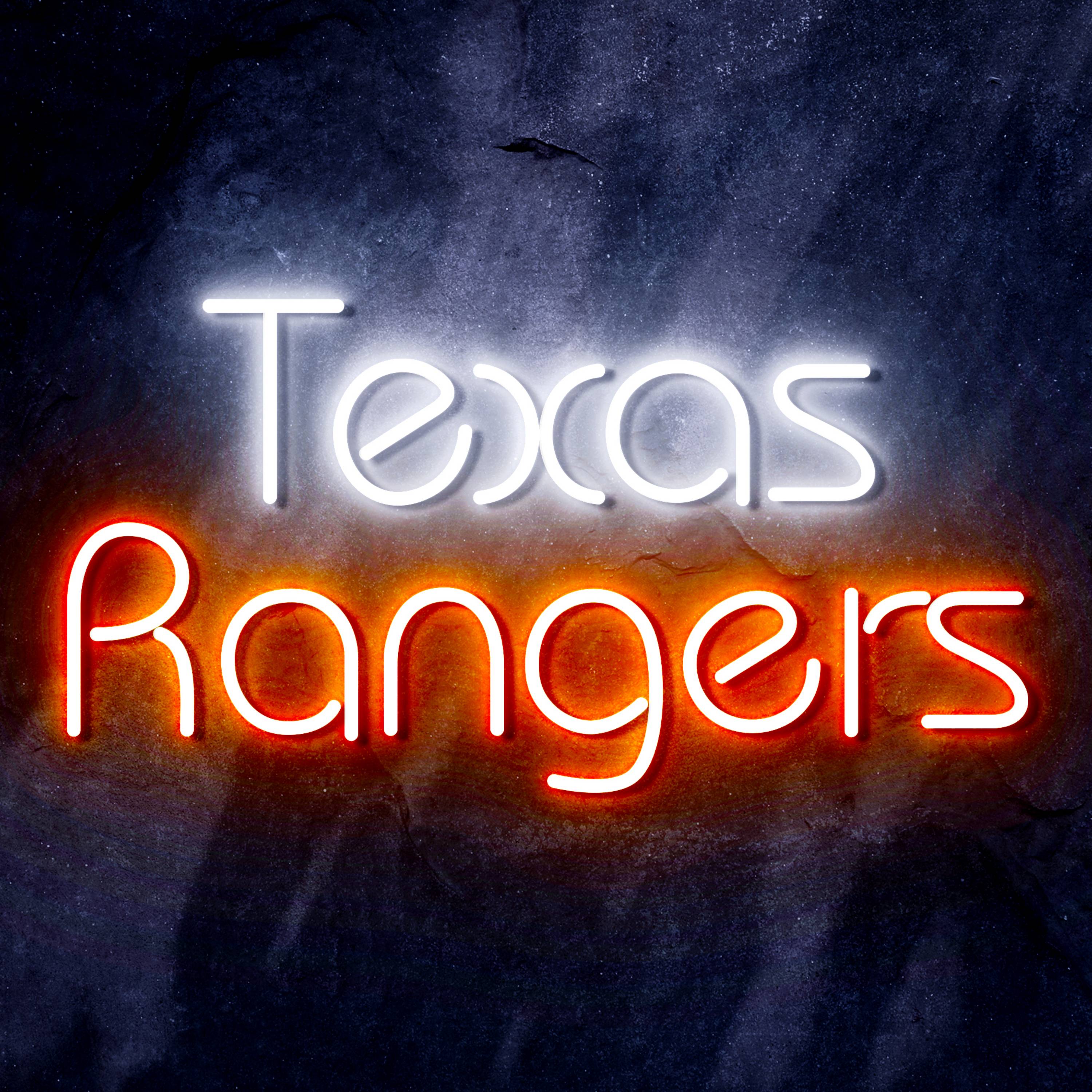 MLB Texas Rangers Bar Neon Flex LED Sign