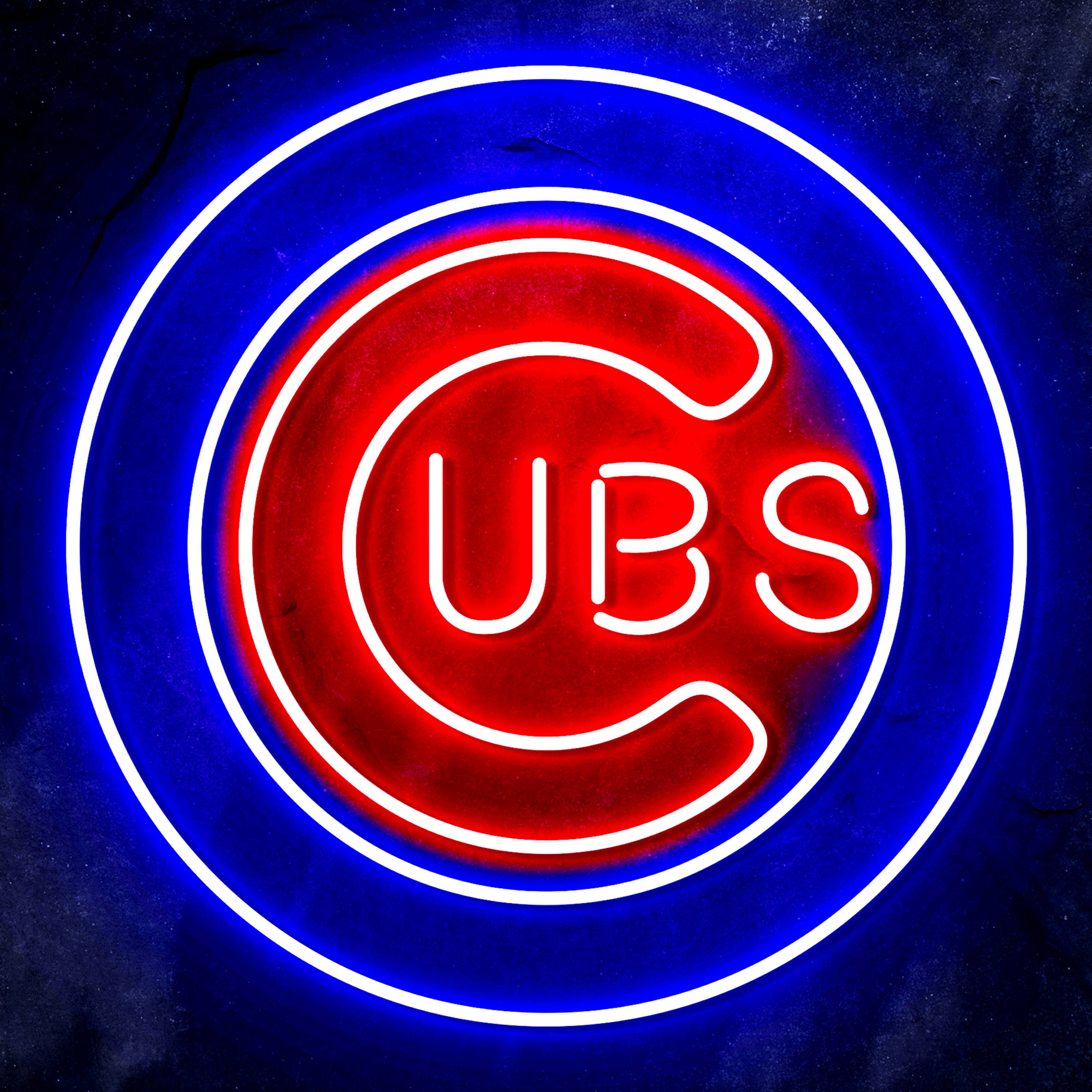 MLB Chicago Cubs Bar Neon Flex LED Sign | PRO LED SIGN