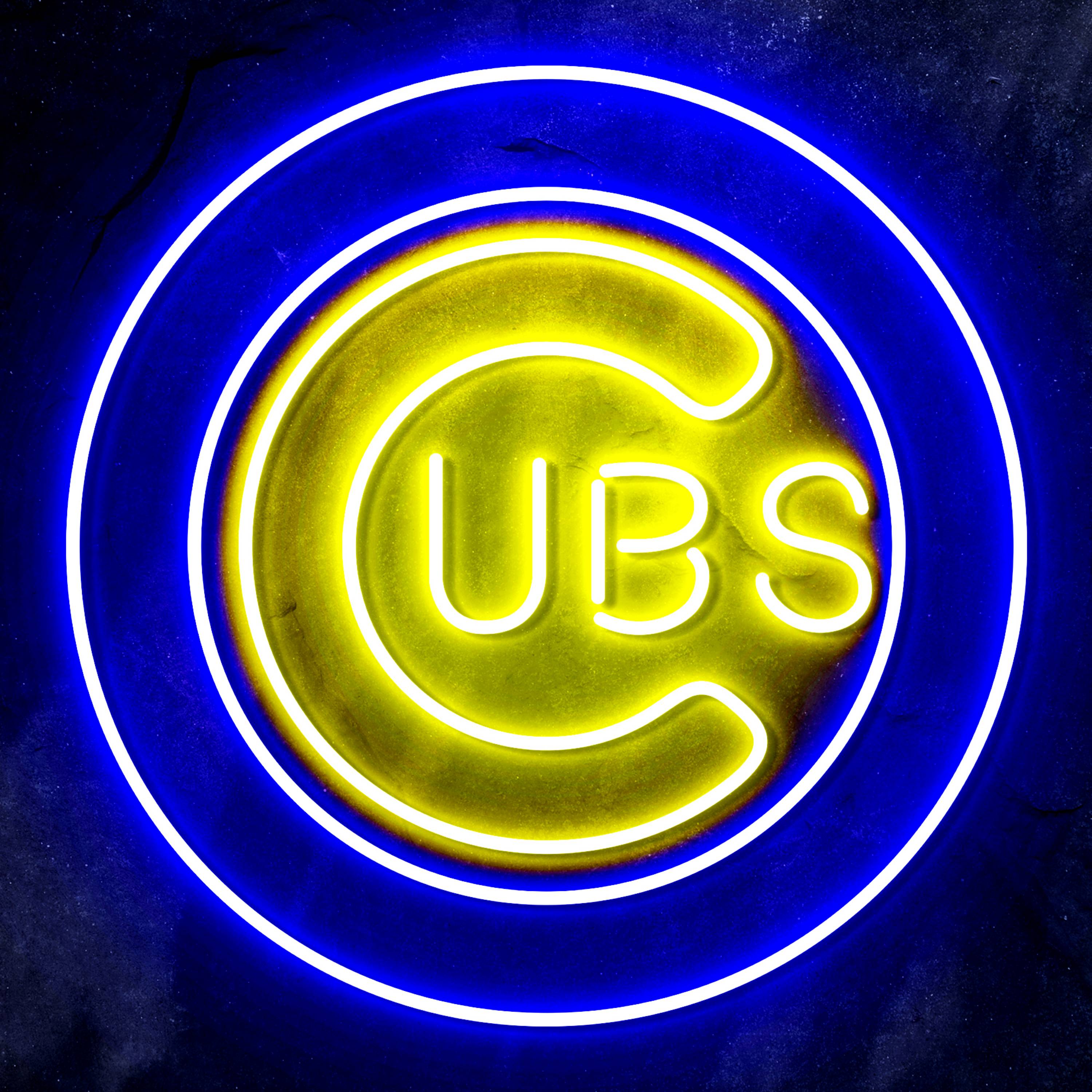 MLB Chicago Cubs Bar Neon Flex LED Sign