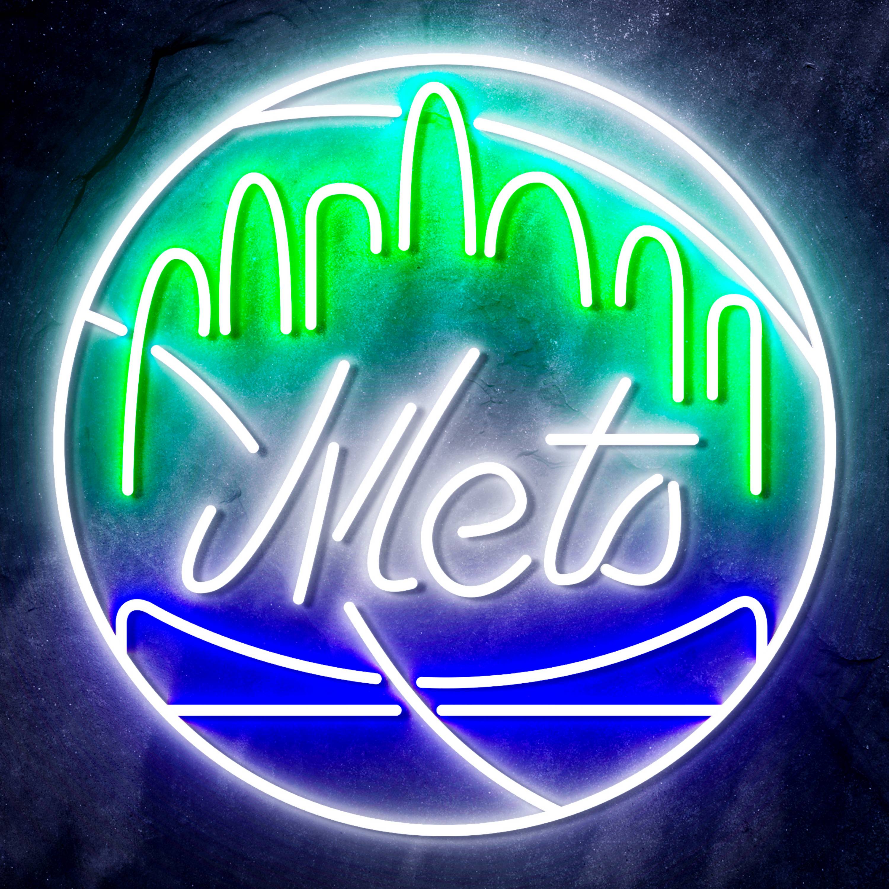 MLB New York Mets Bar Neon Flex LED Sign