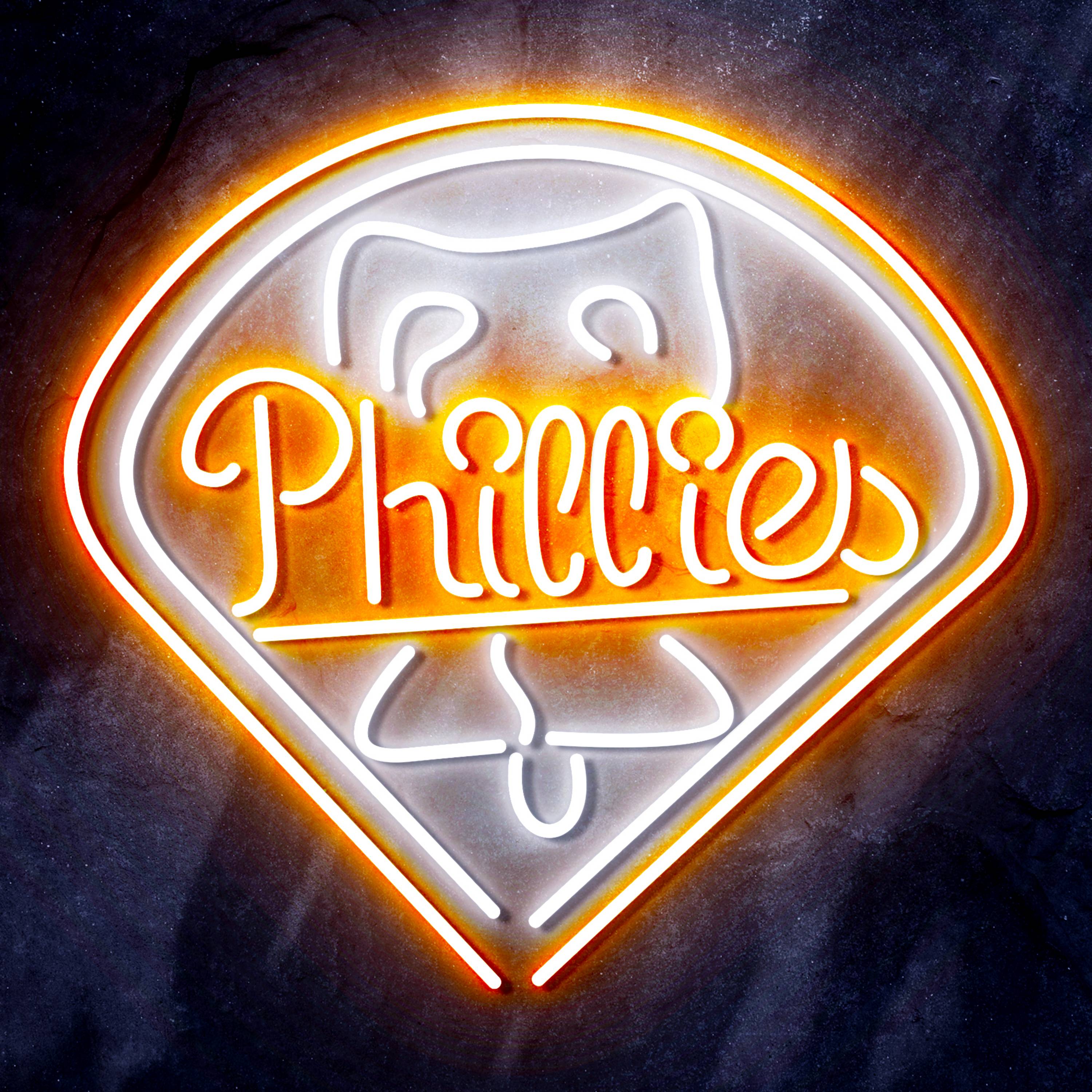 MLB Philadelphia Phillies Bar Neon Flex LED Sign