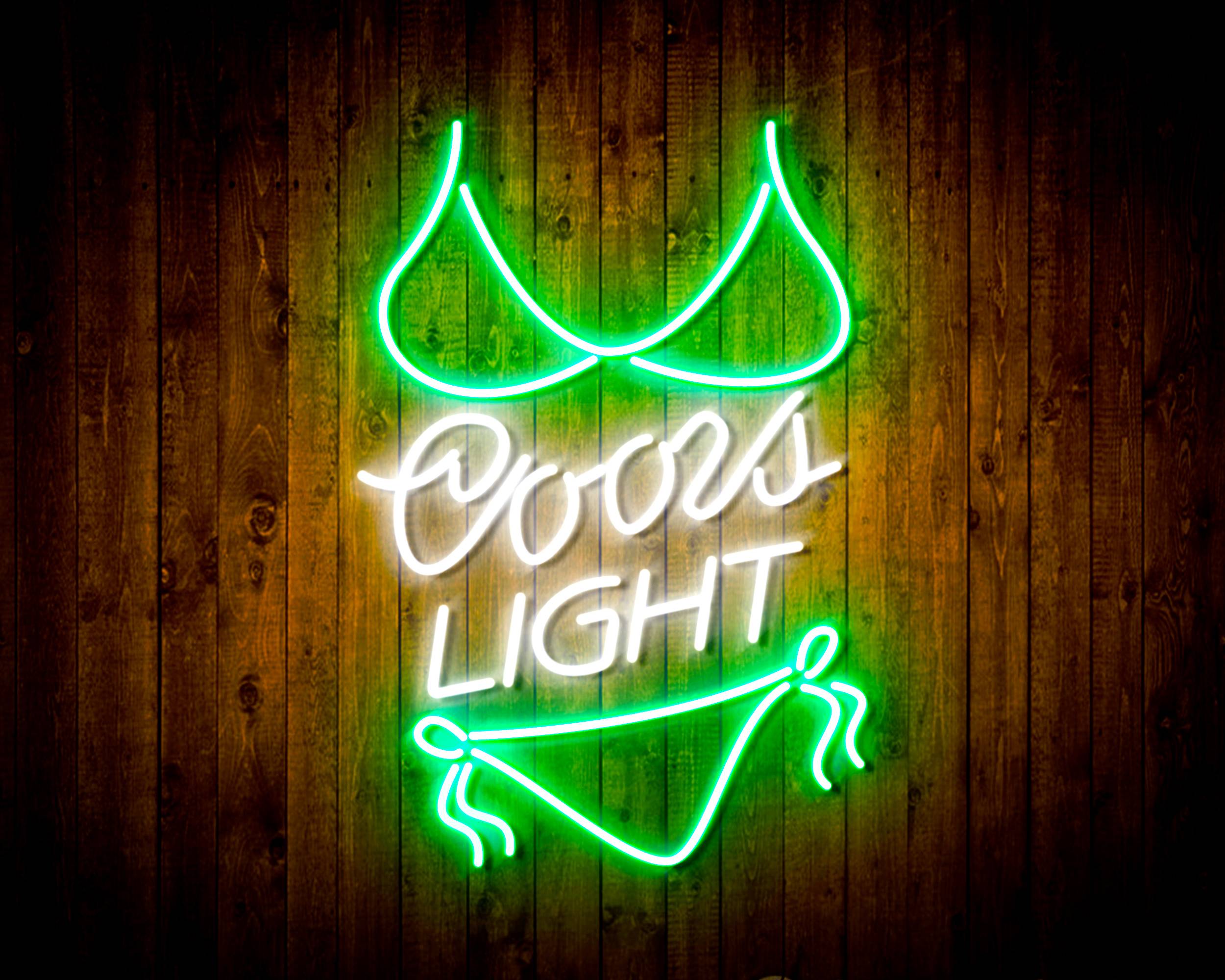 Coors Light Bikinni Neon Flex LED Sign