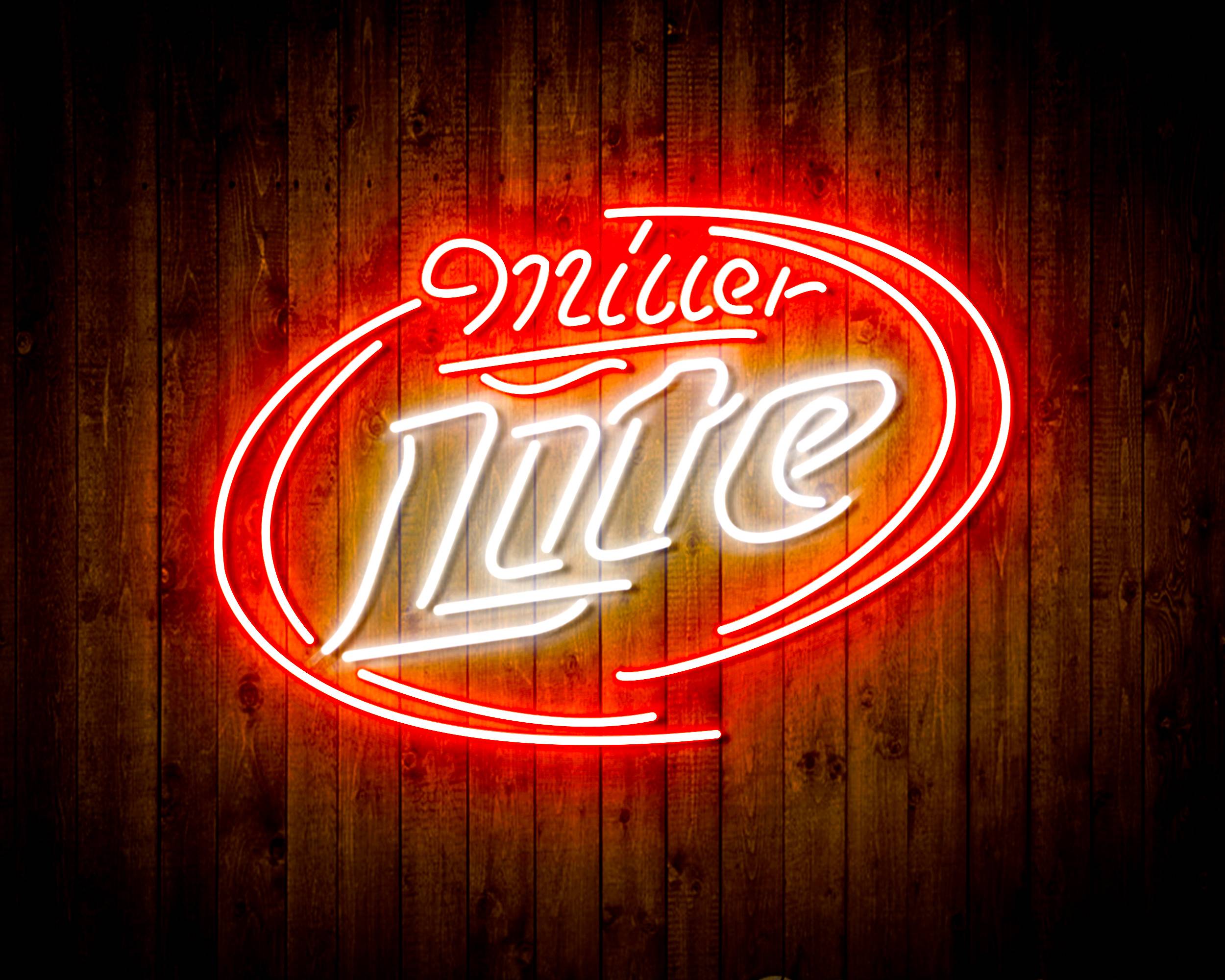 Miller Lite Handmade Neon Flex LED Sign