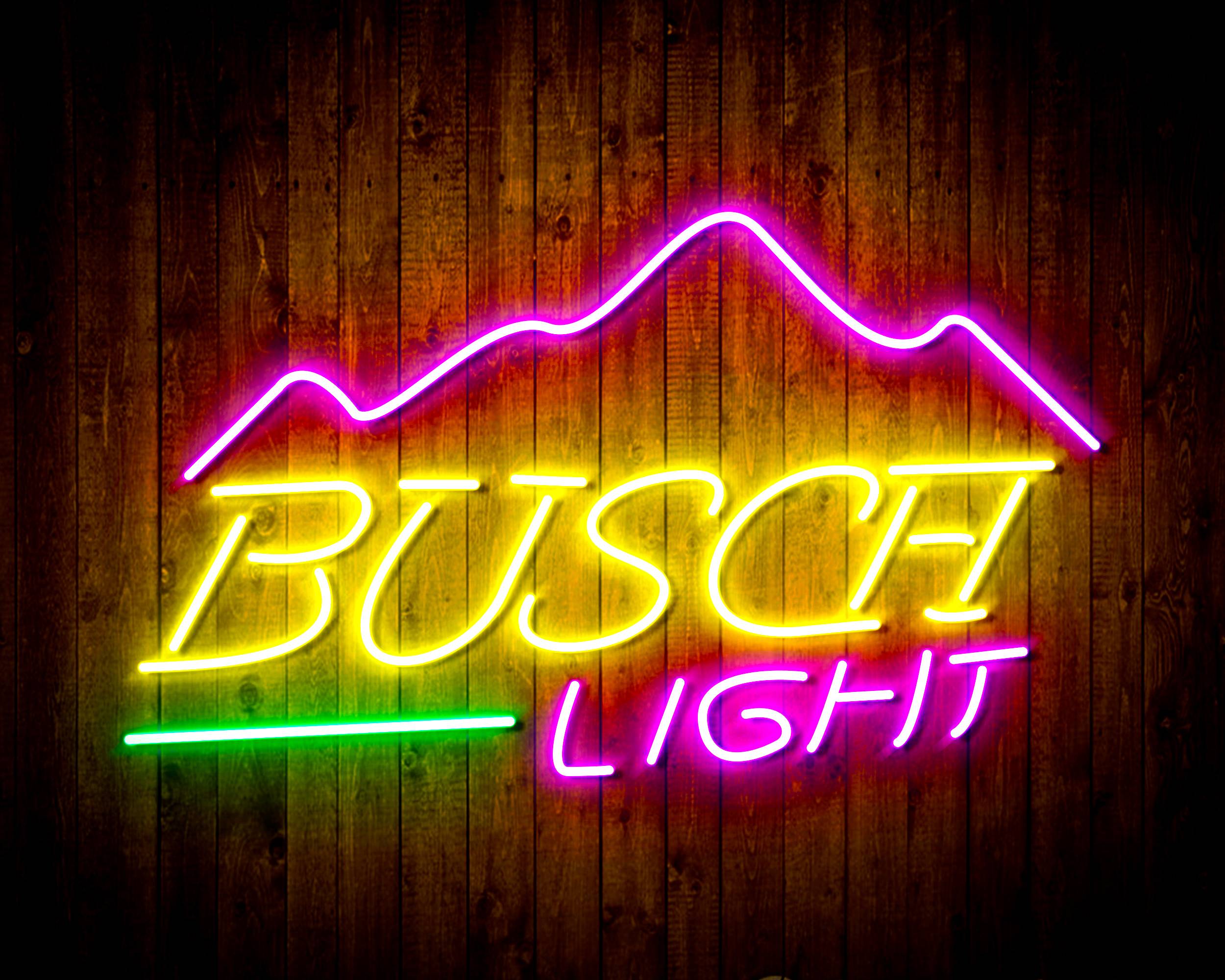 Busch Light Mountain Bar Handmade Neon Flex LED Sign