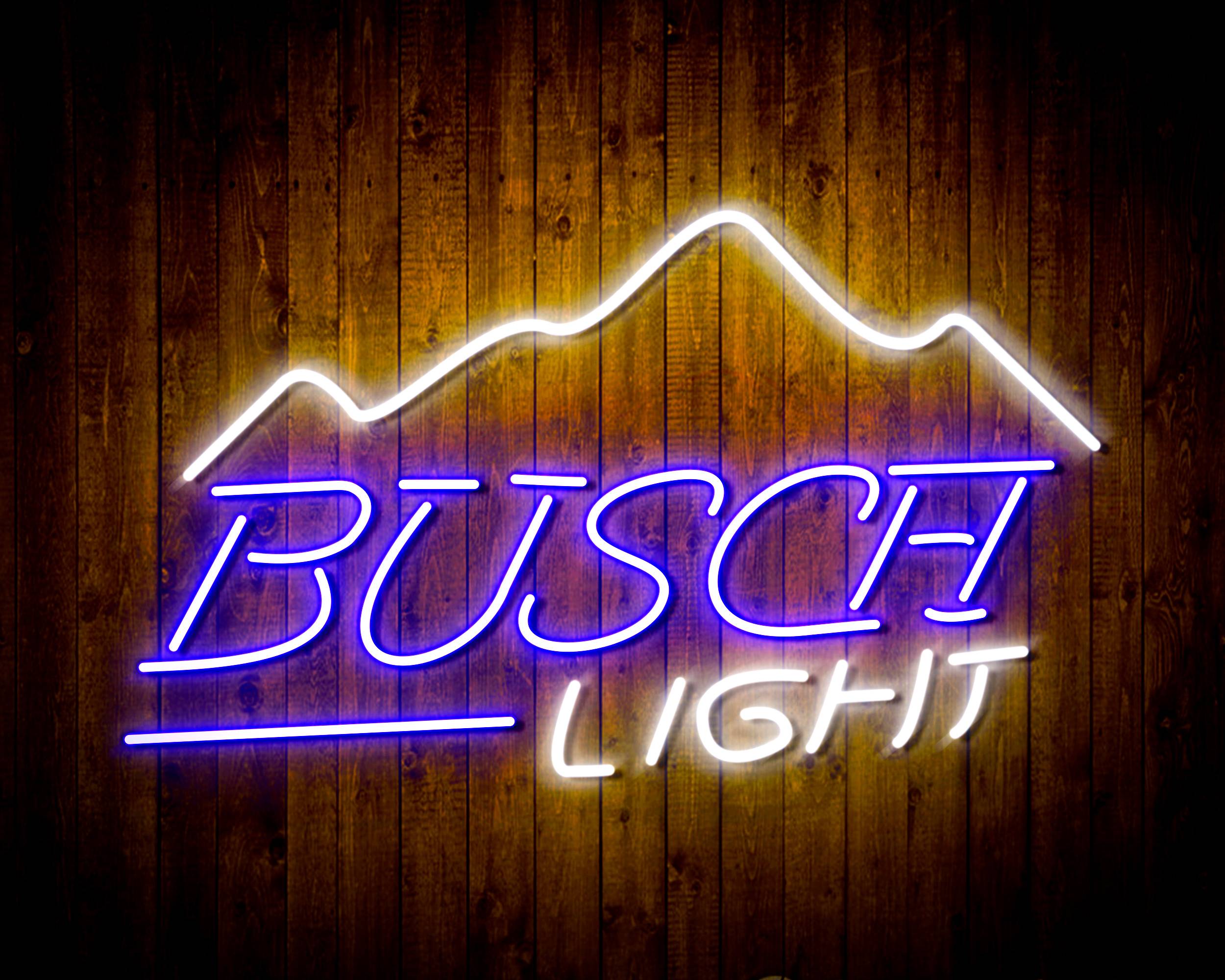 Busch Light Mountain Bar Handmade Neon Flex LED Sign