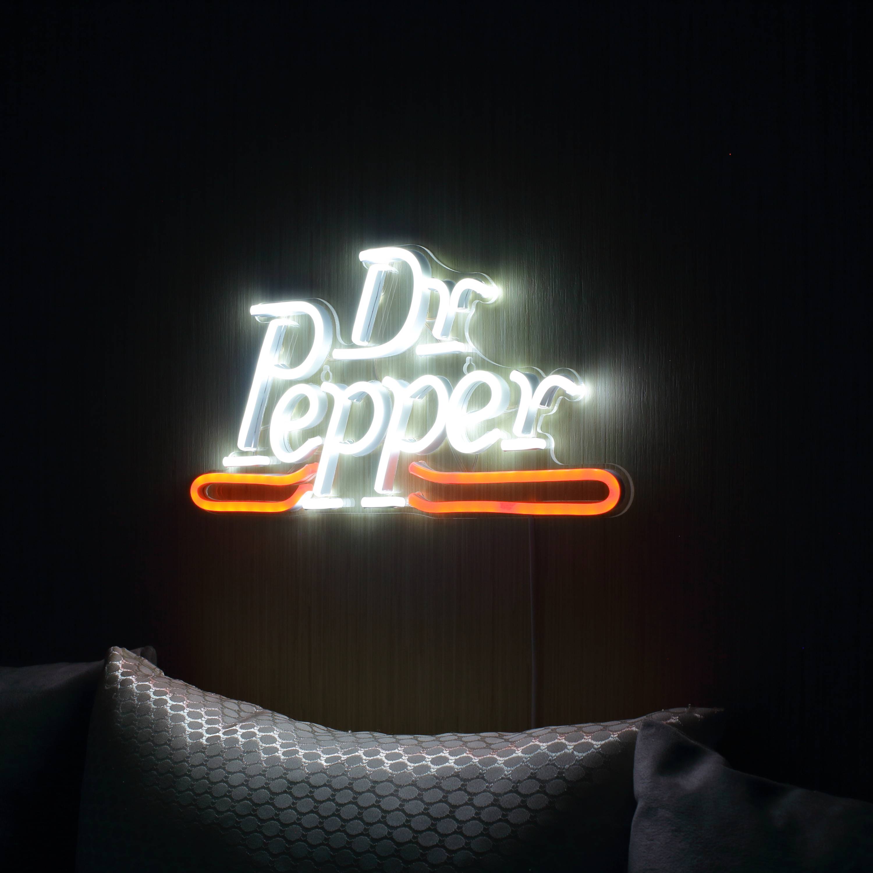 Dr Pepper Large Flex Neon LED Sign