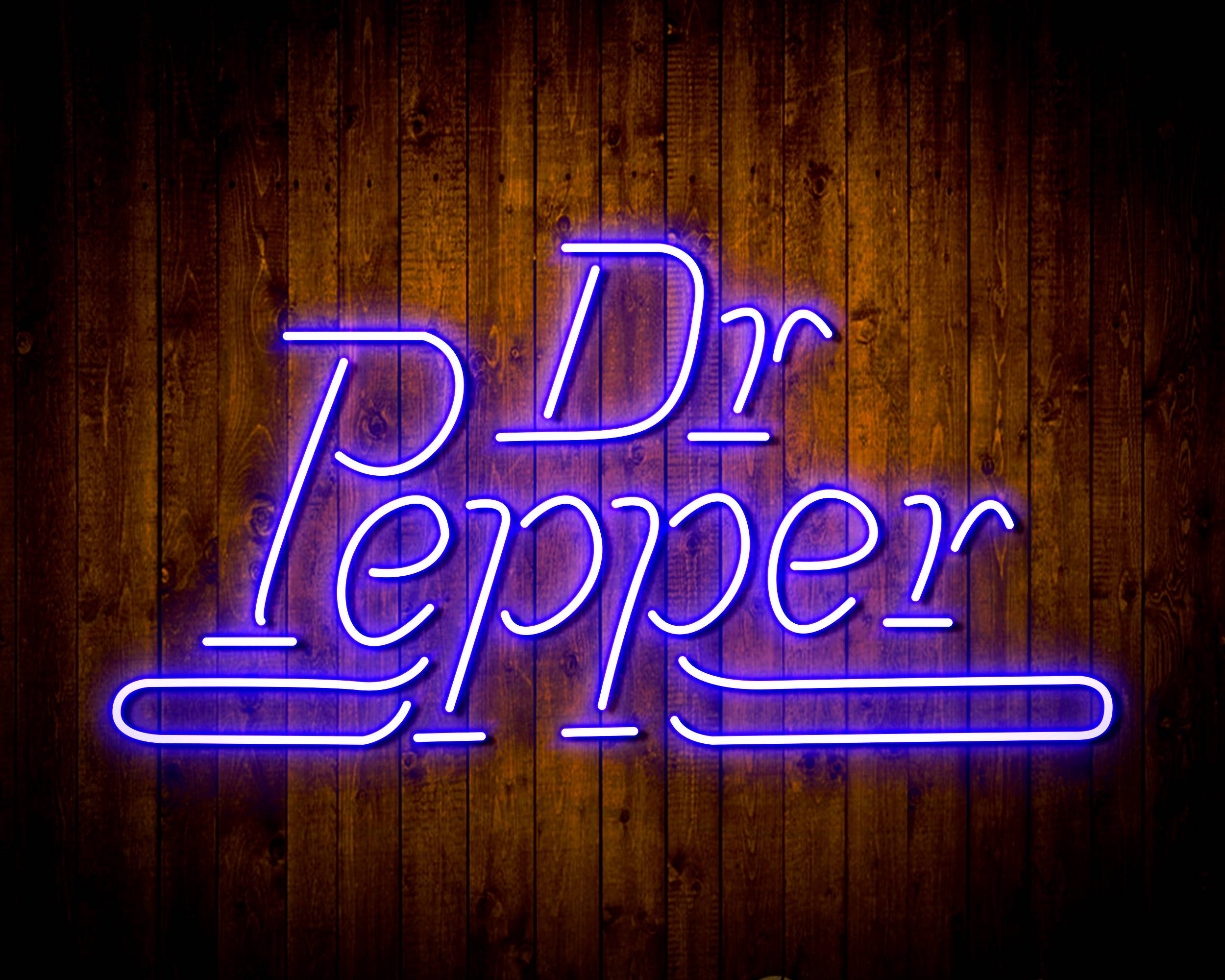 Dr Pepper 2 Handmade Neon Flex LED Sign