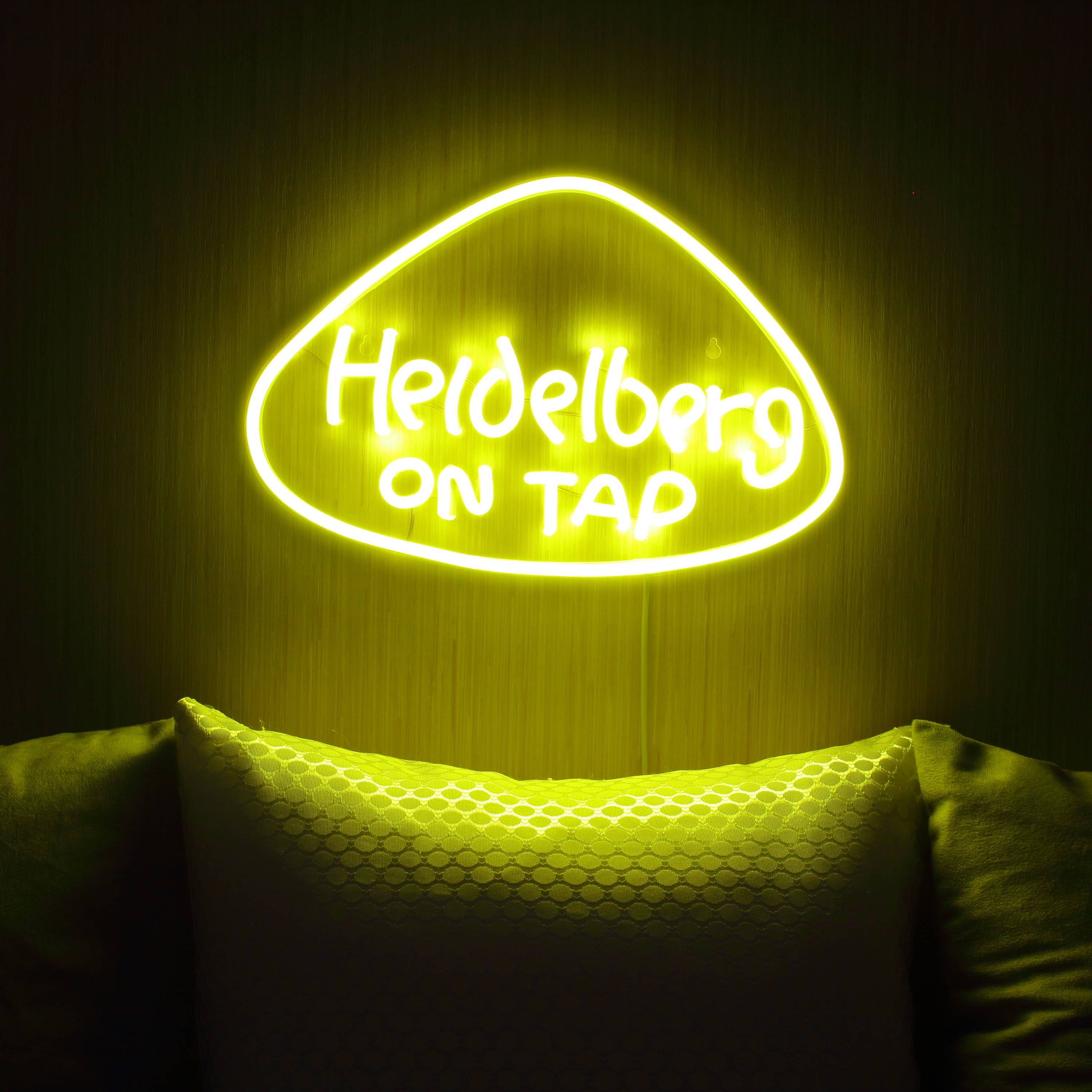 Heidelberg On Tap Large Flex Neon LED Sign