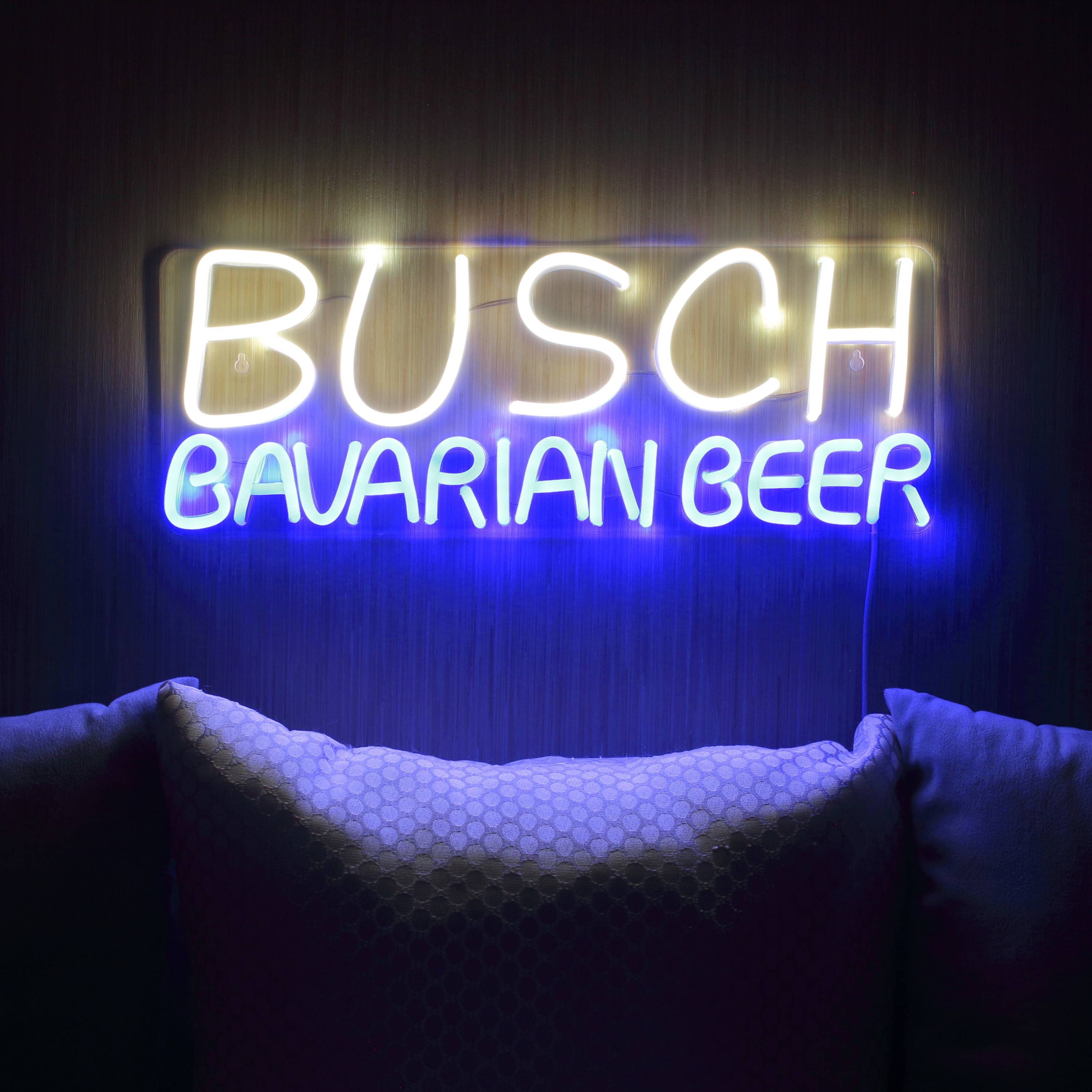 Busch Bavarian Beer Large Flex Neon LED Sign