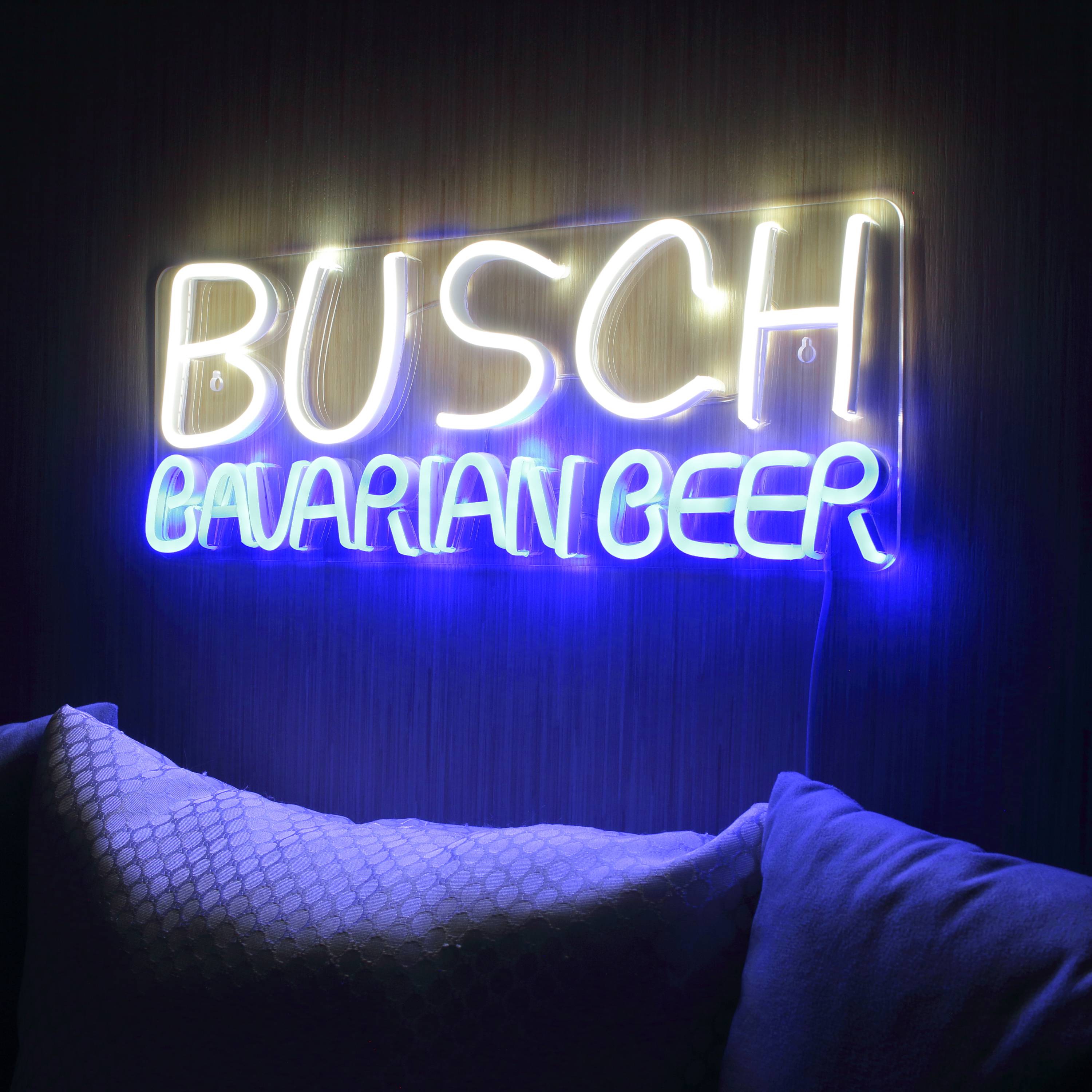 Busch Bavarian Beer Large Flex Neon LED Sign
