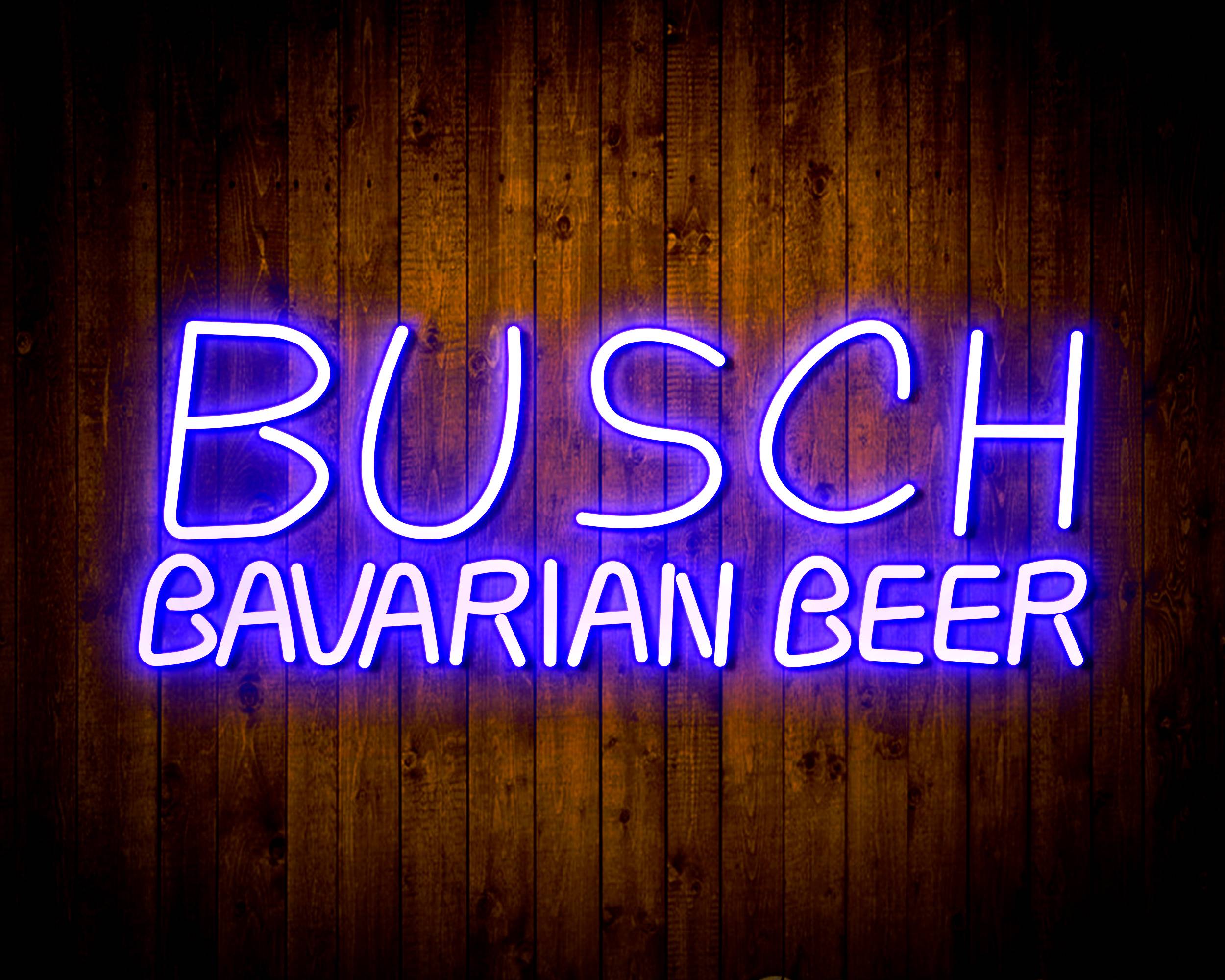 Busch Bavarian Beer Handmade Neon Flex LED Sign