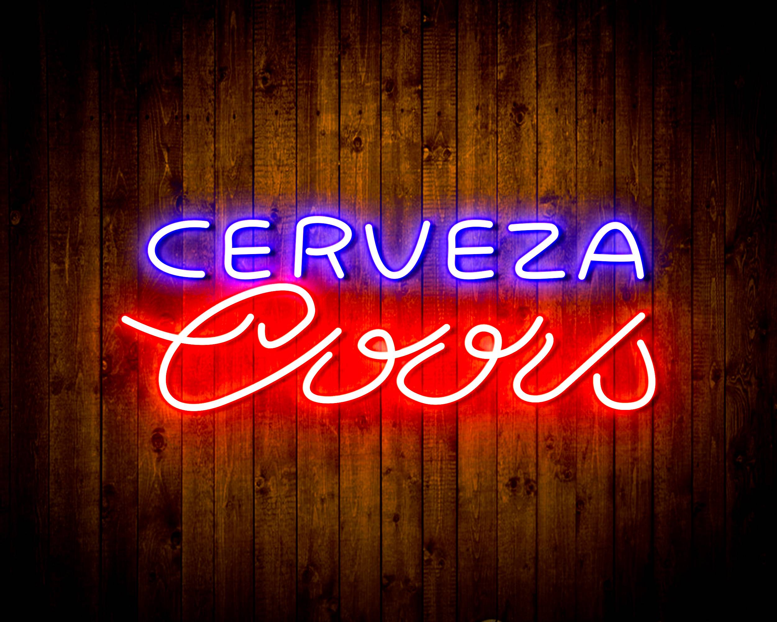 Cerveza Coors Handmade Neon Flex LED Sign