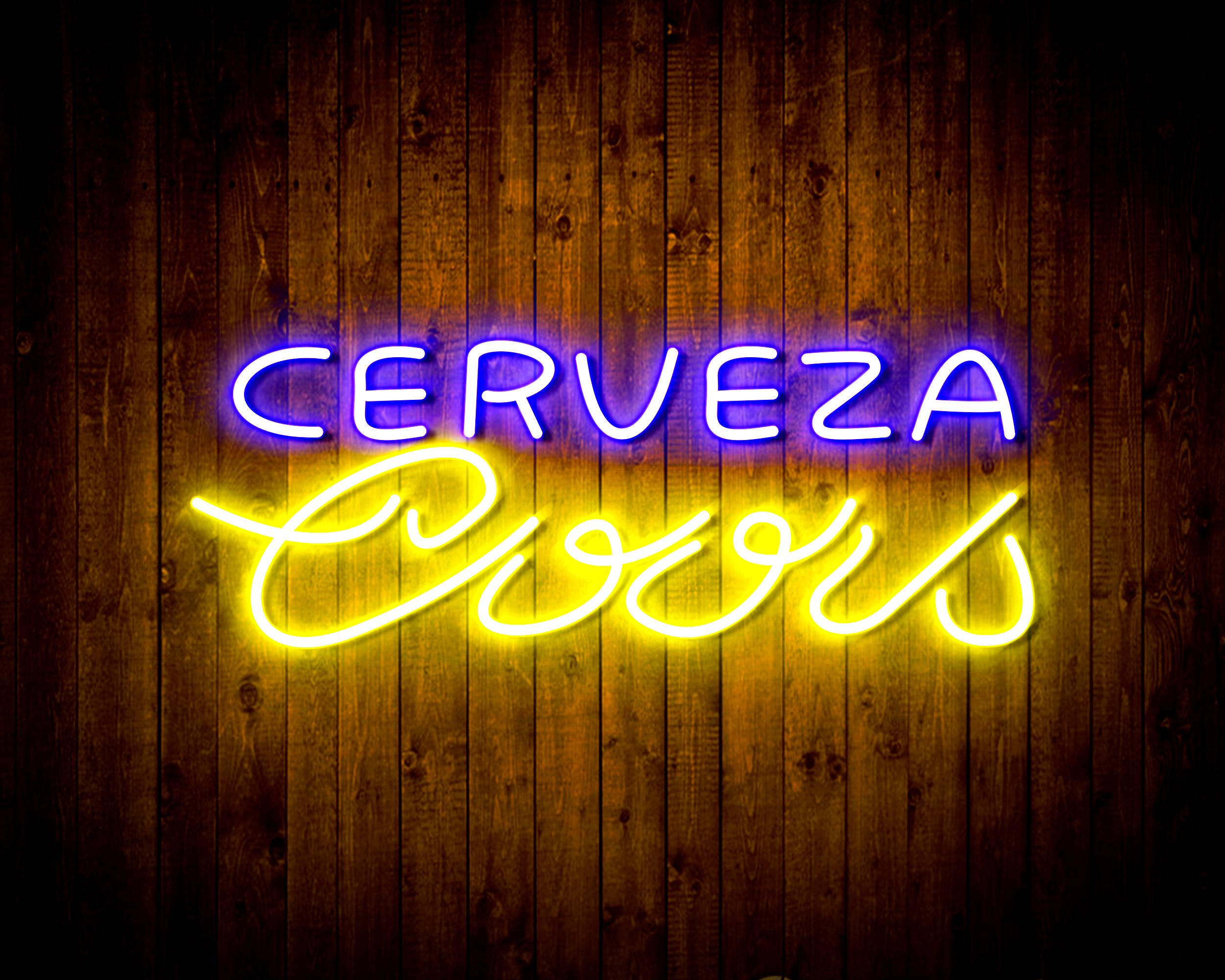Cerveza Coors Handmade Neon Flex LED Sign