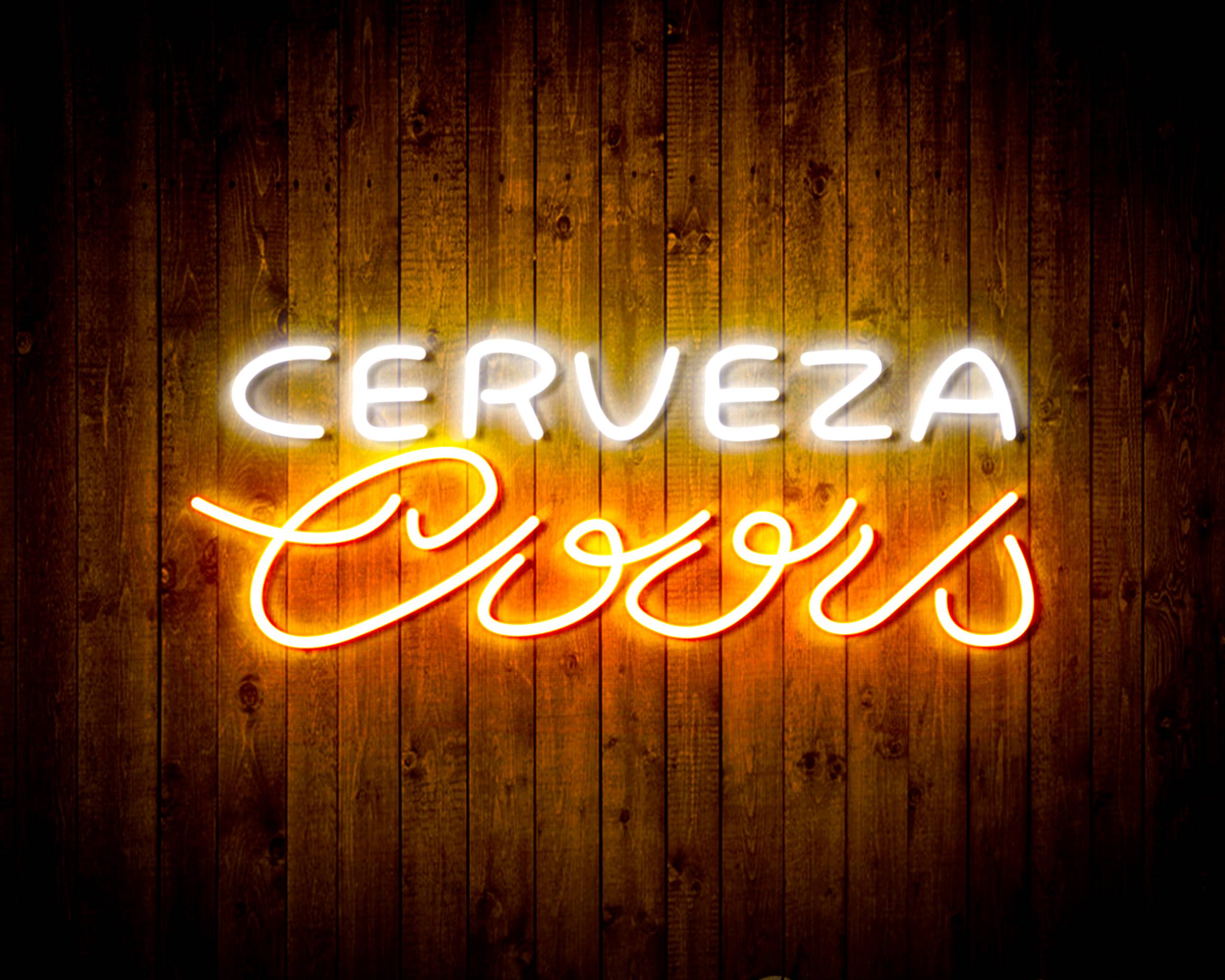 Cerveza Coors Handmade Neon Flex LED Sign