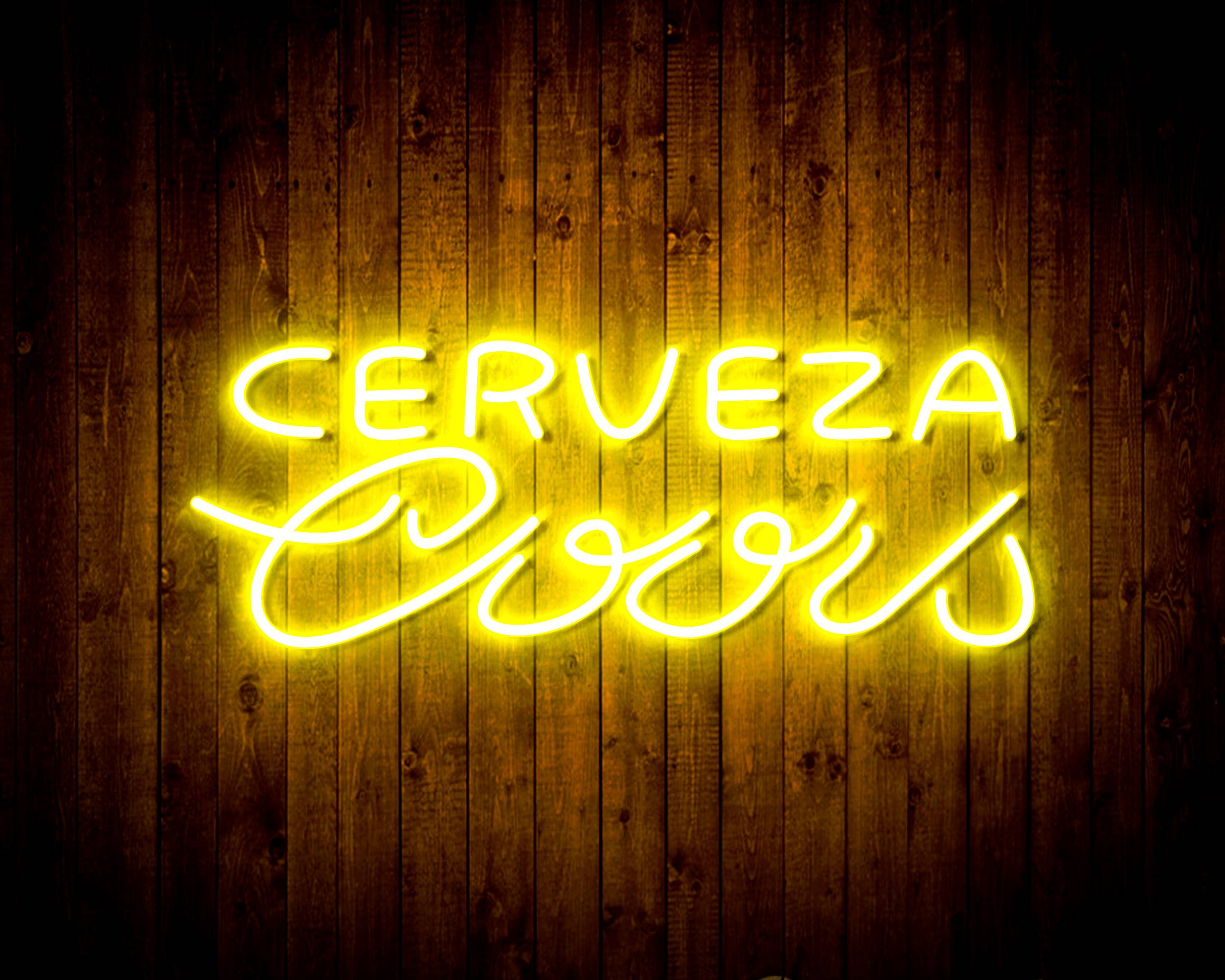 Cerveza Coors Handmade Neon Flex LED Sign