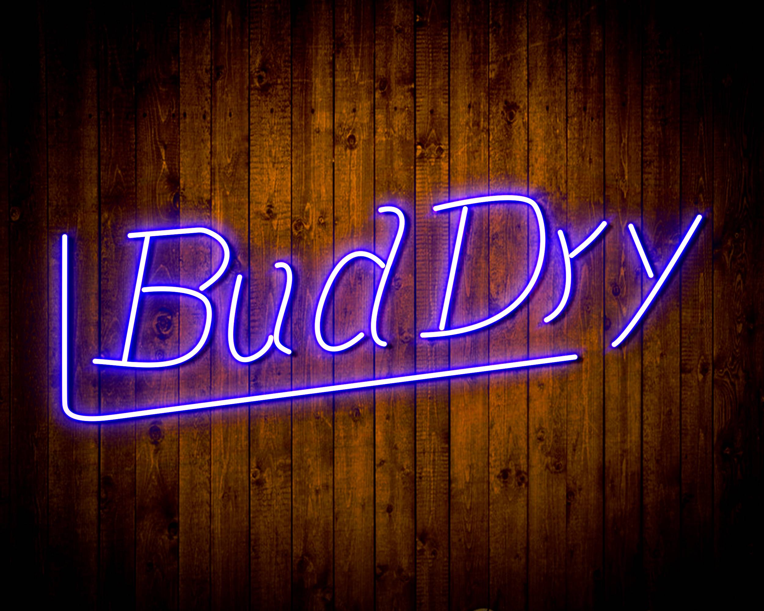 Bud Dry Handmade Neon Flex LED Sign