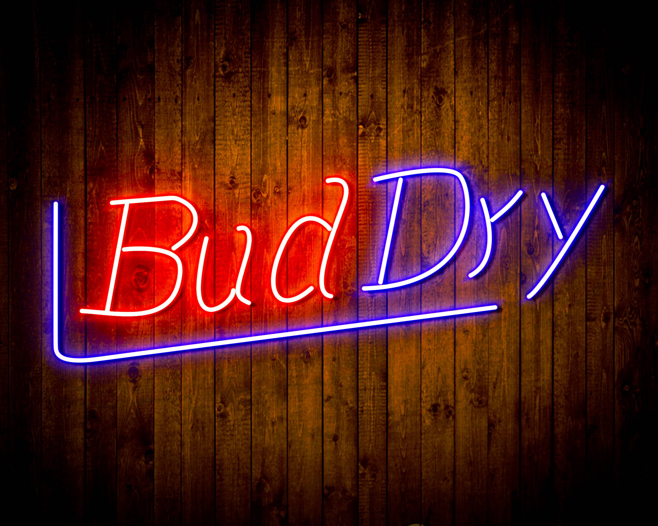 Bud Dry Handmade Neon Flex LED Sign