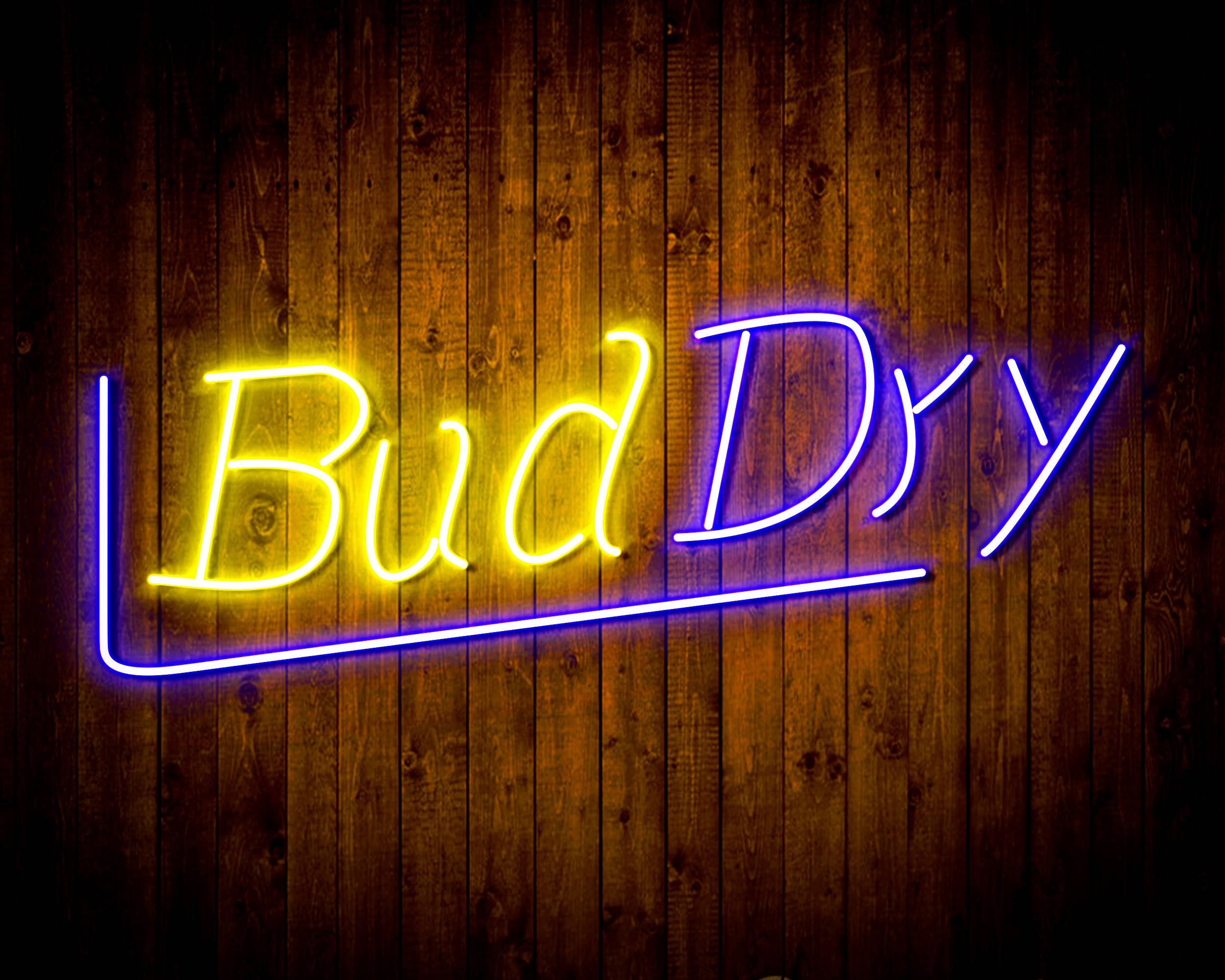 Bud Dry Handmade Neon Flex LED Sign