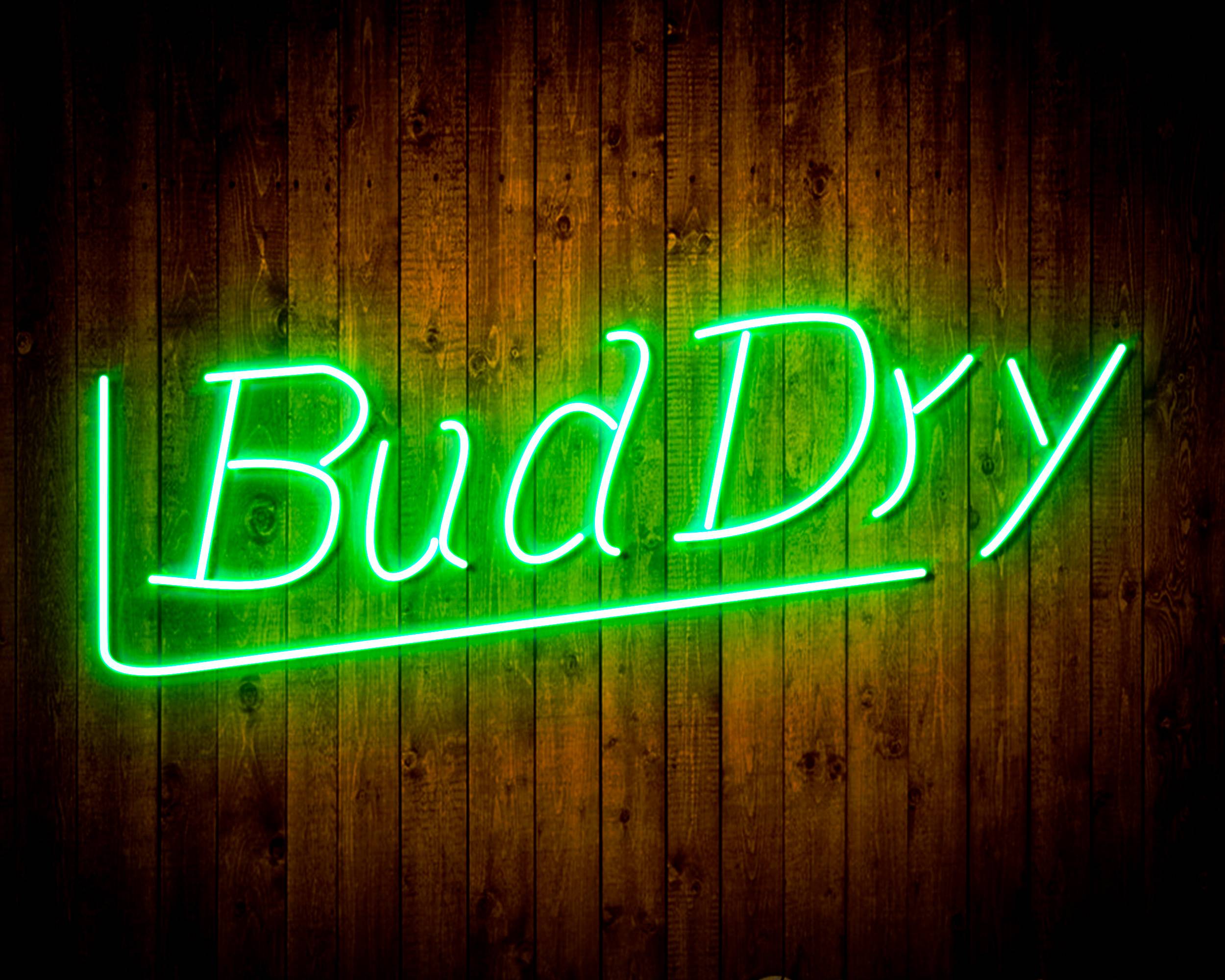 Bud Dry Handmade Neon Flex LED Sign