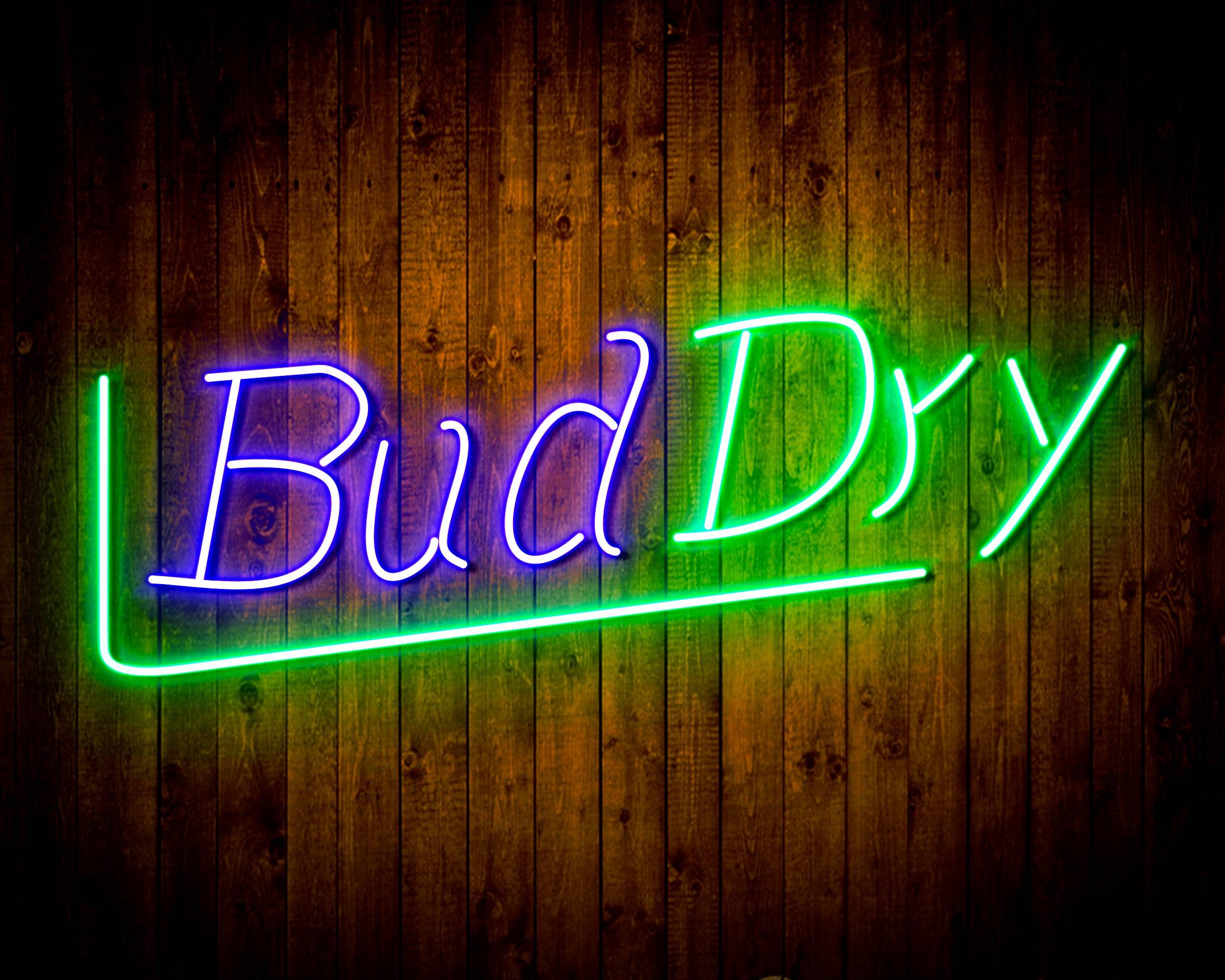 Bud Dry Handmade Neon Flex LED Sign