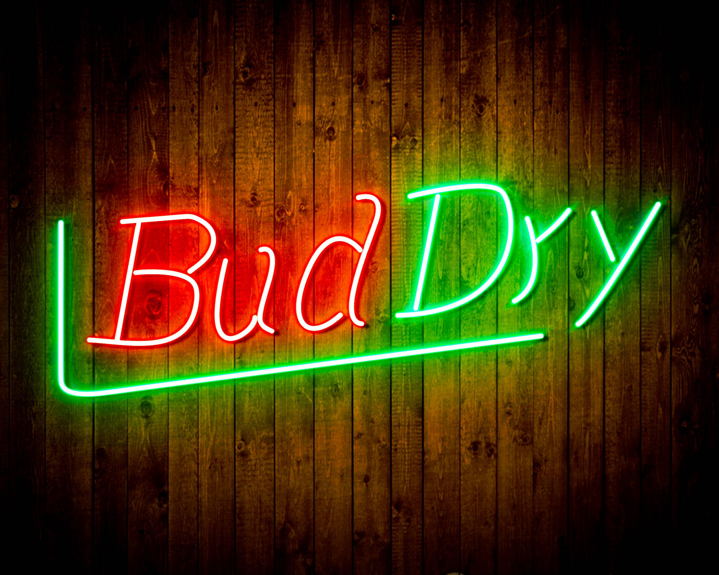 Bud Dry Handmade Neon Flex LED Sign