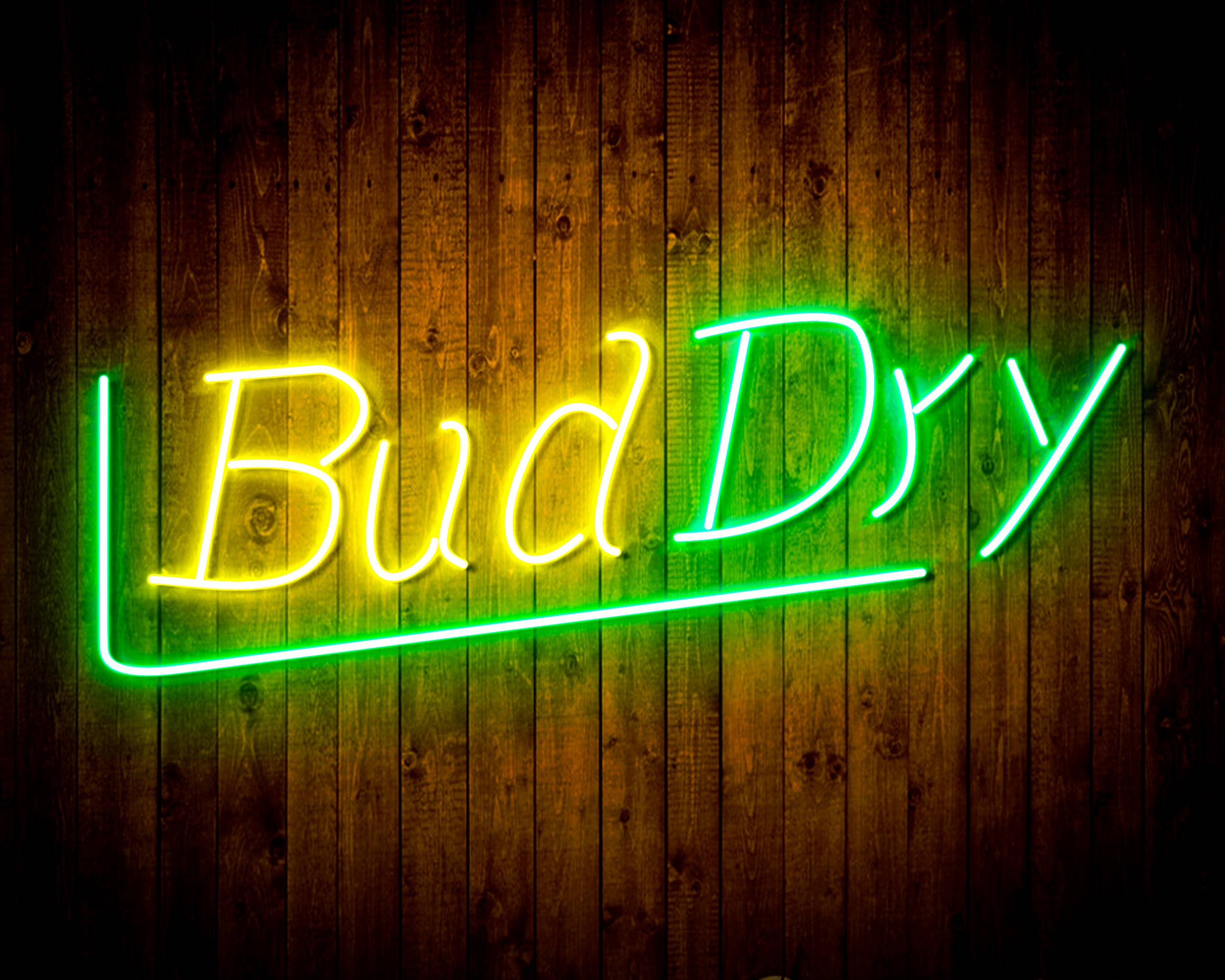 Bud Dry Handmade Neon Flex LED Sign