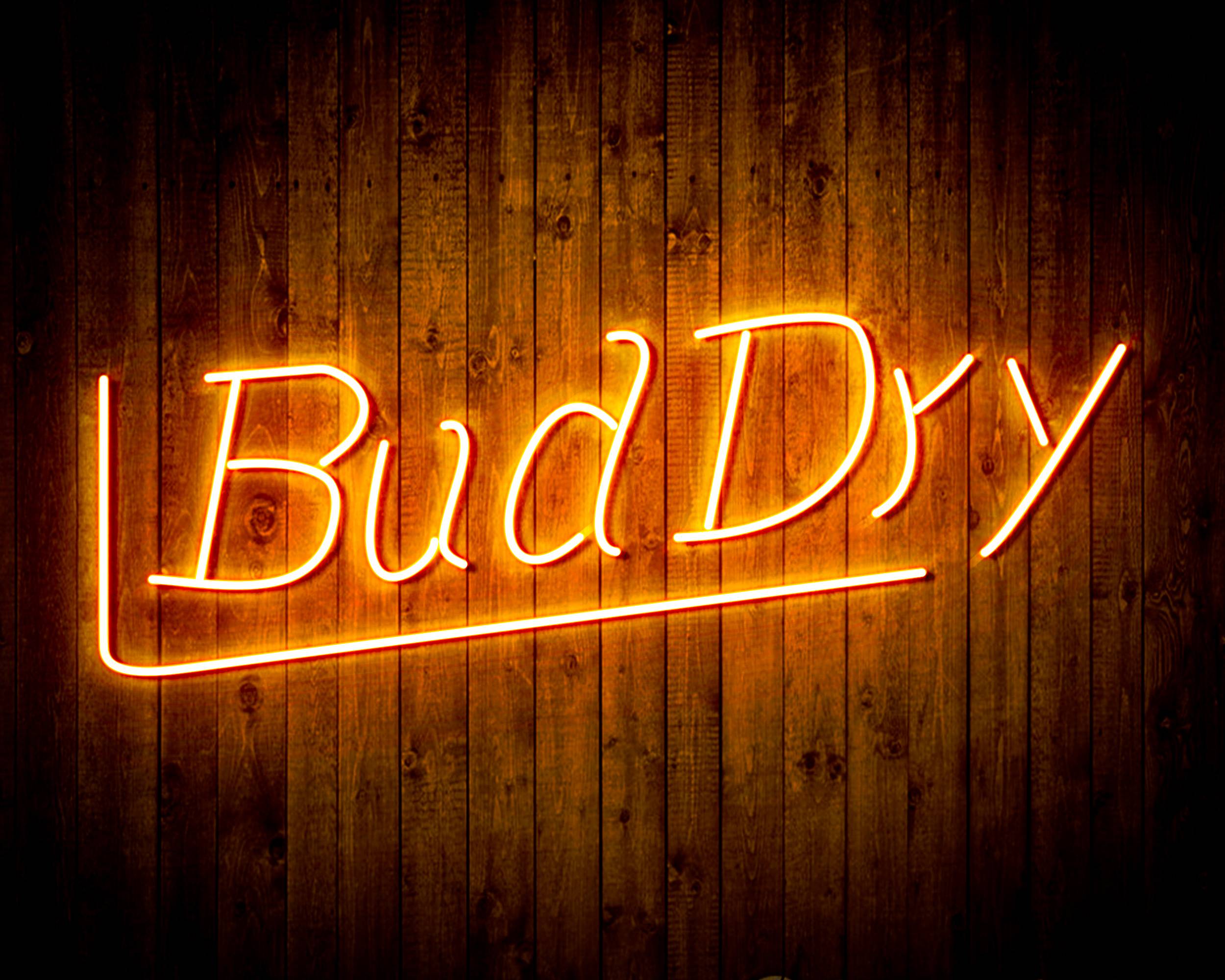 Bud Dry Handmade Neon Flex LED Sign