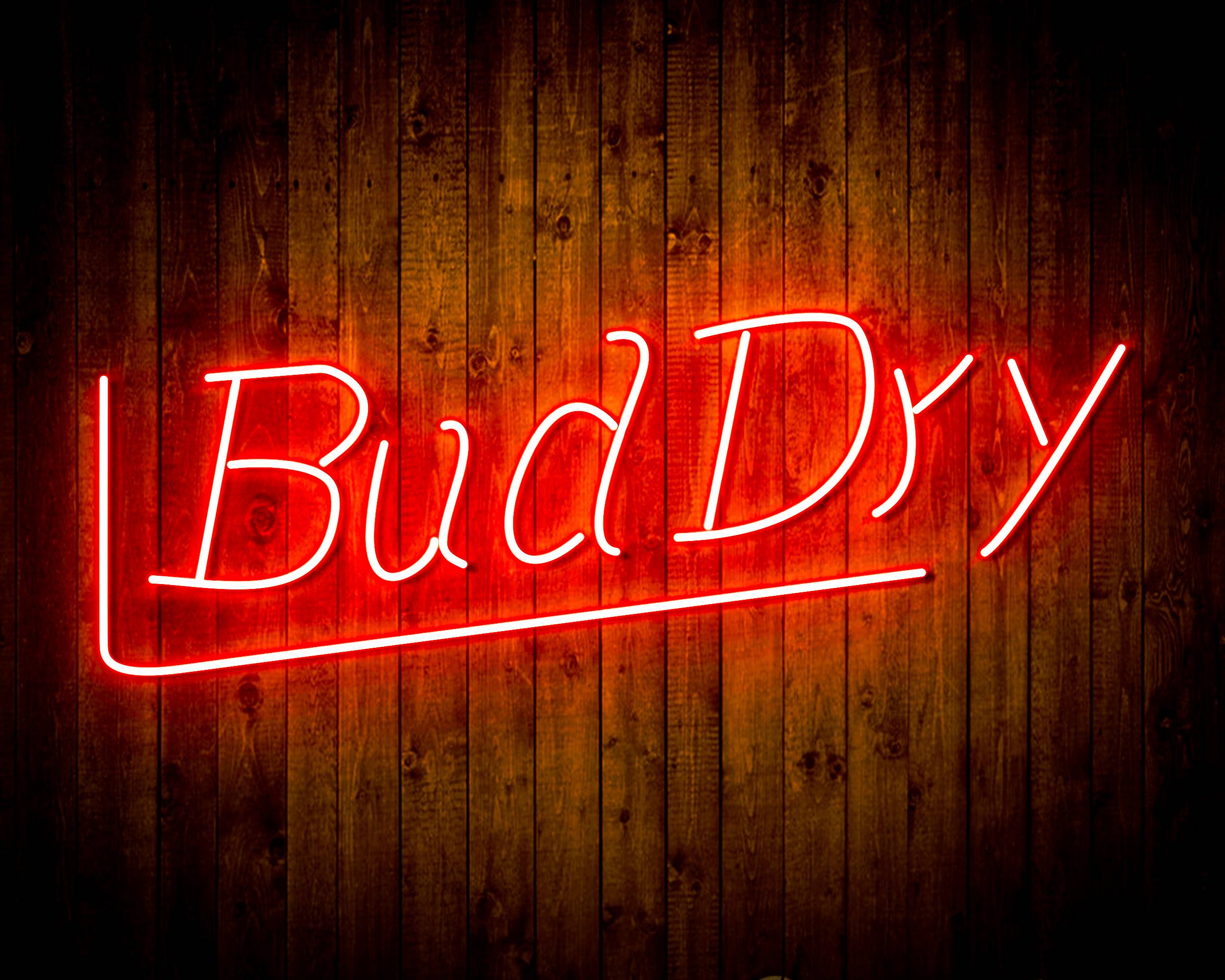 Bud Dry Handmade Neon Flex LED Sign