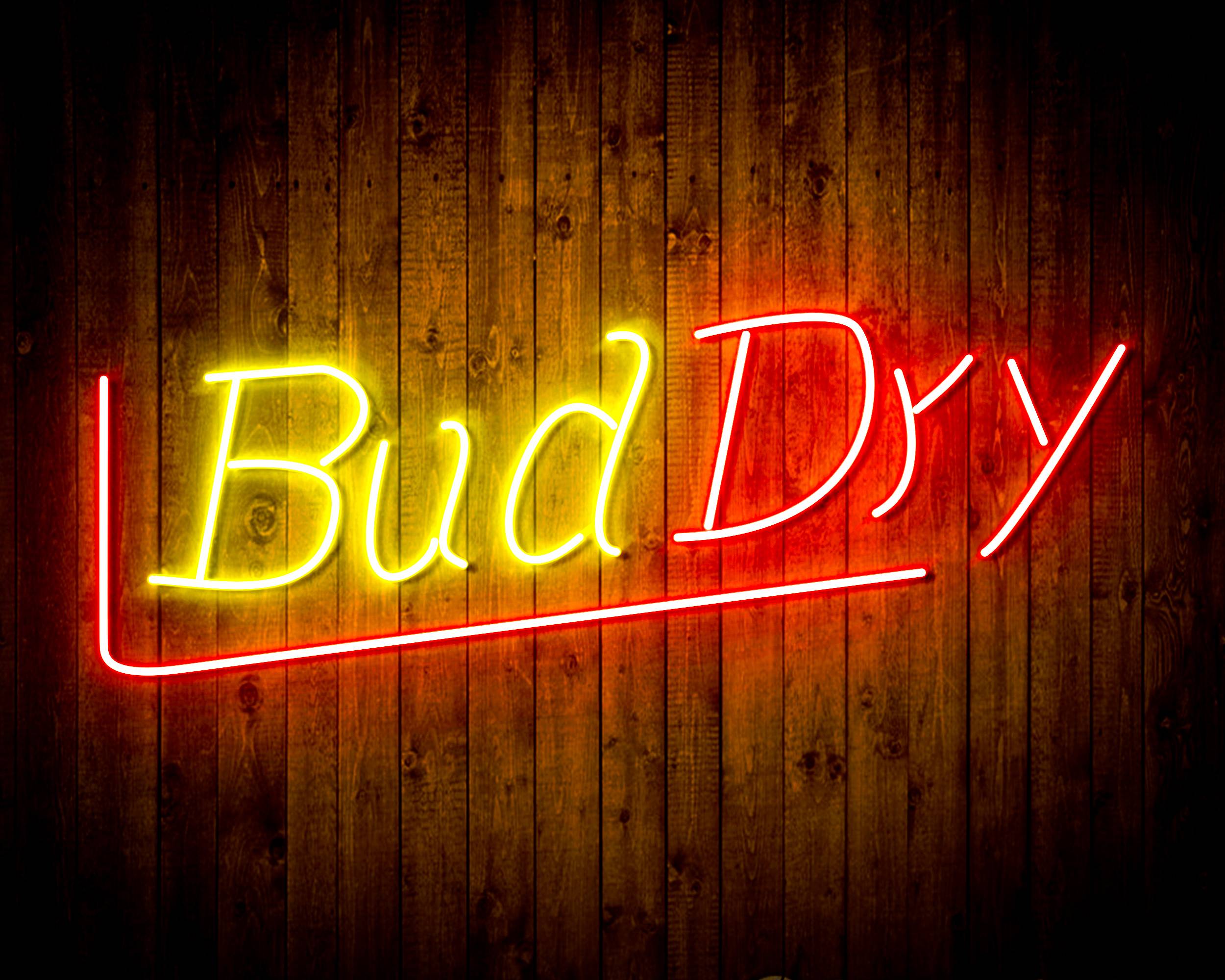 Bud Dry Handmade Neon Flex LED Sign