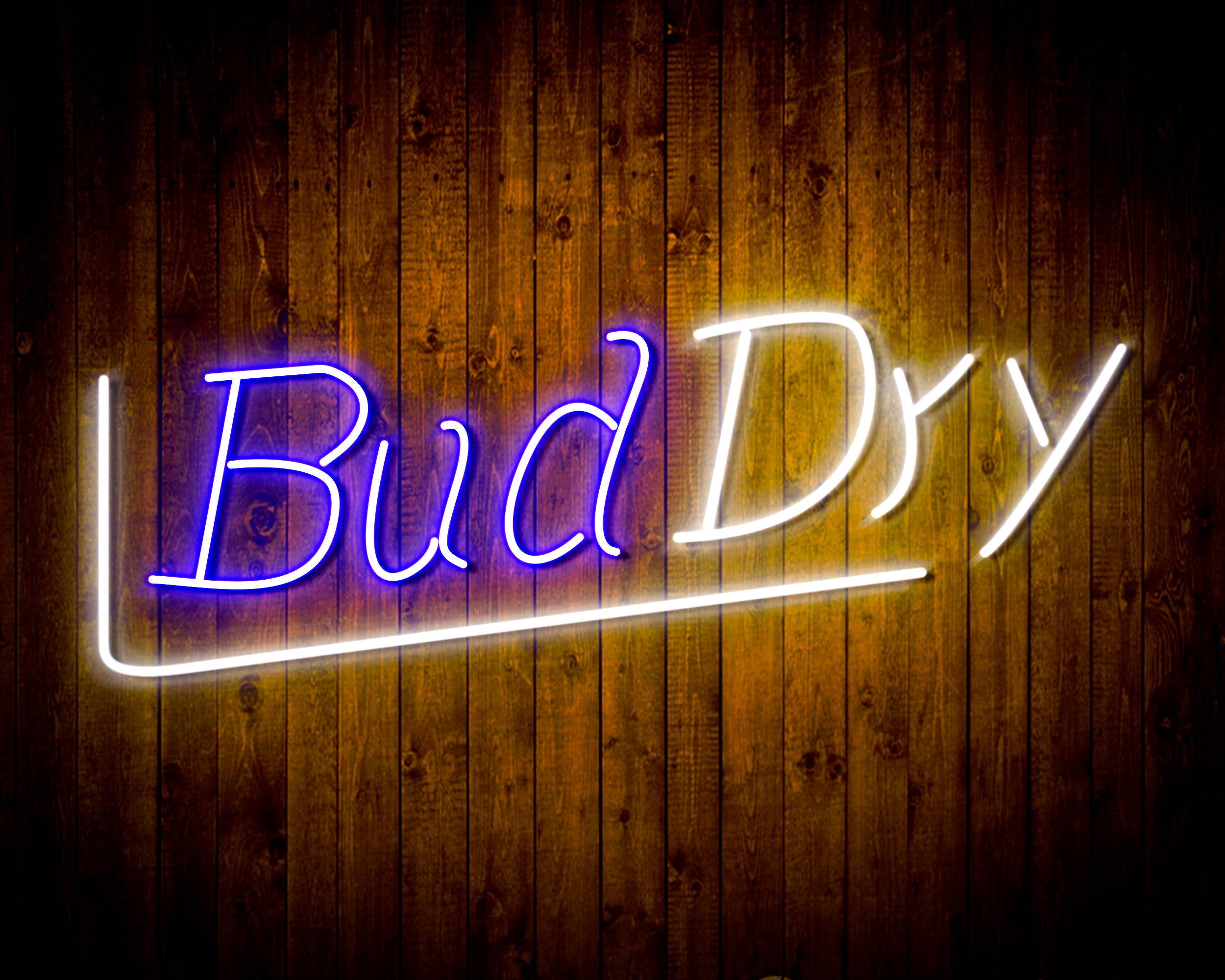 Bud Dry Handmade Neon Flex LED Sign