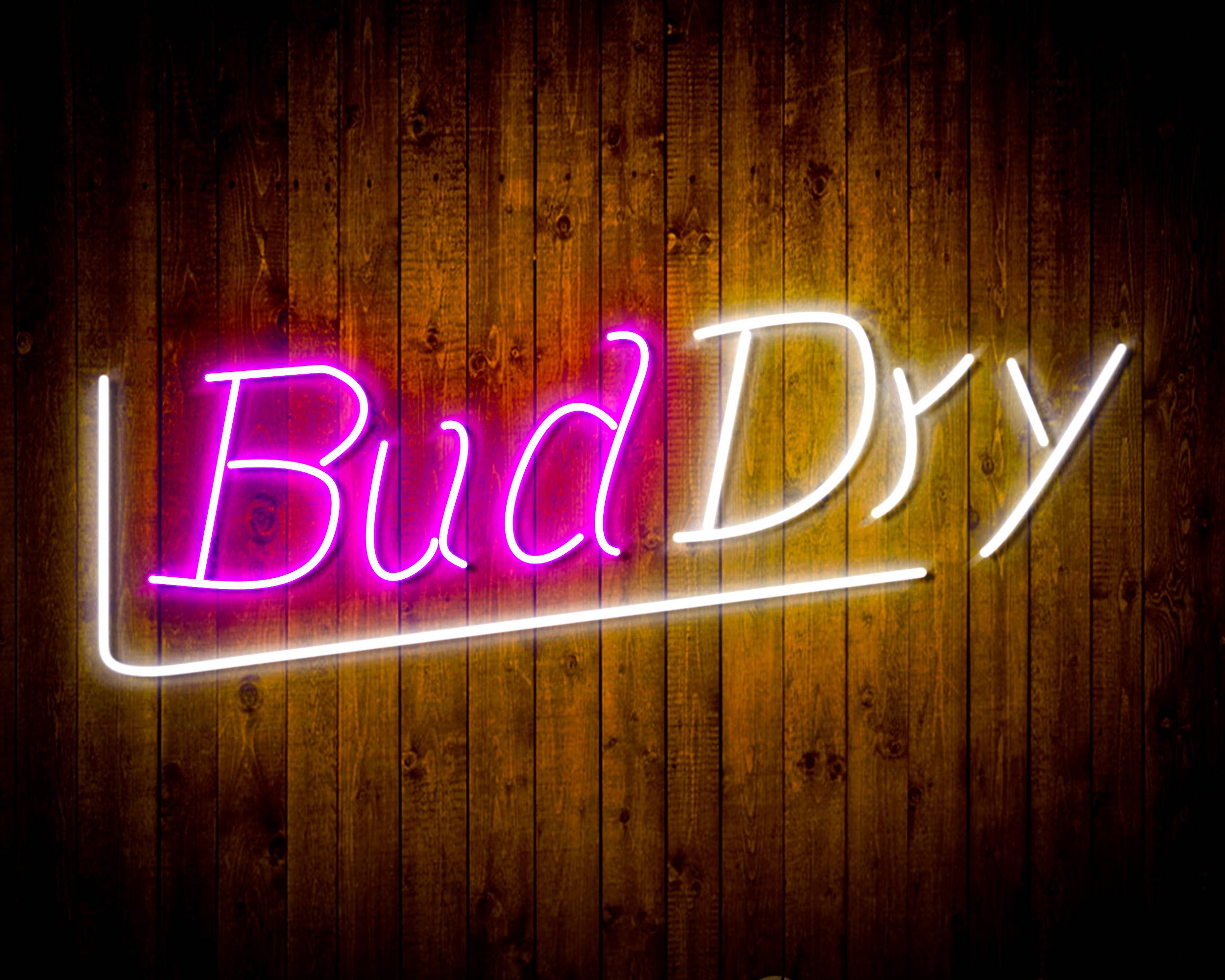 Bud Dry Handmade Neon Flex LED Sign