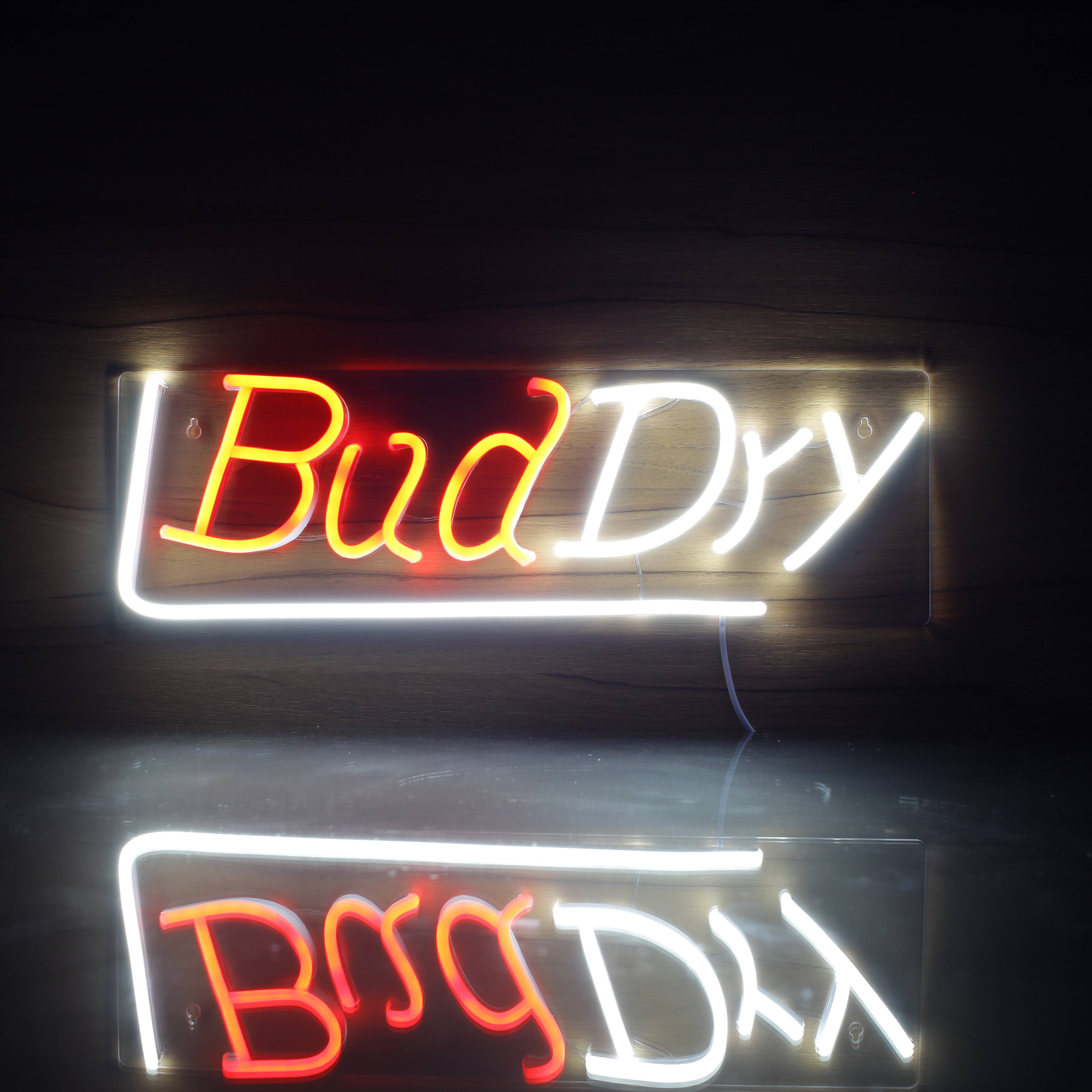 Bud Dry Handmade Neon Flex LED Sign