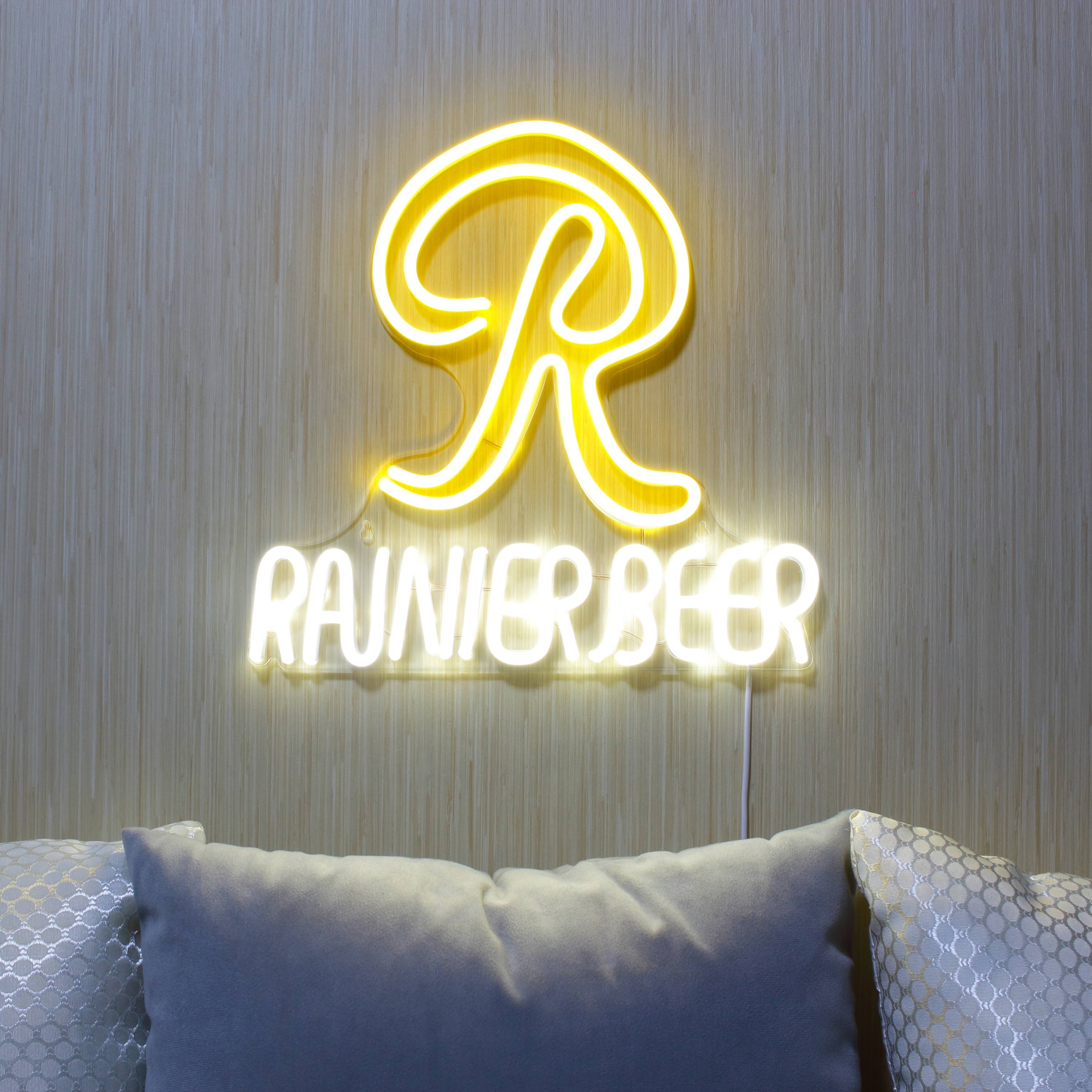 Rainier Beer Large Flex Neon LED Sign