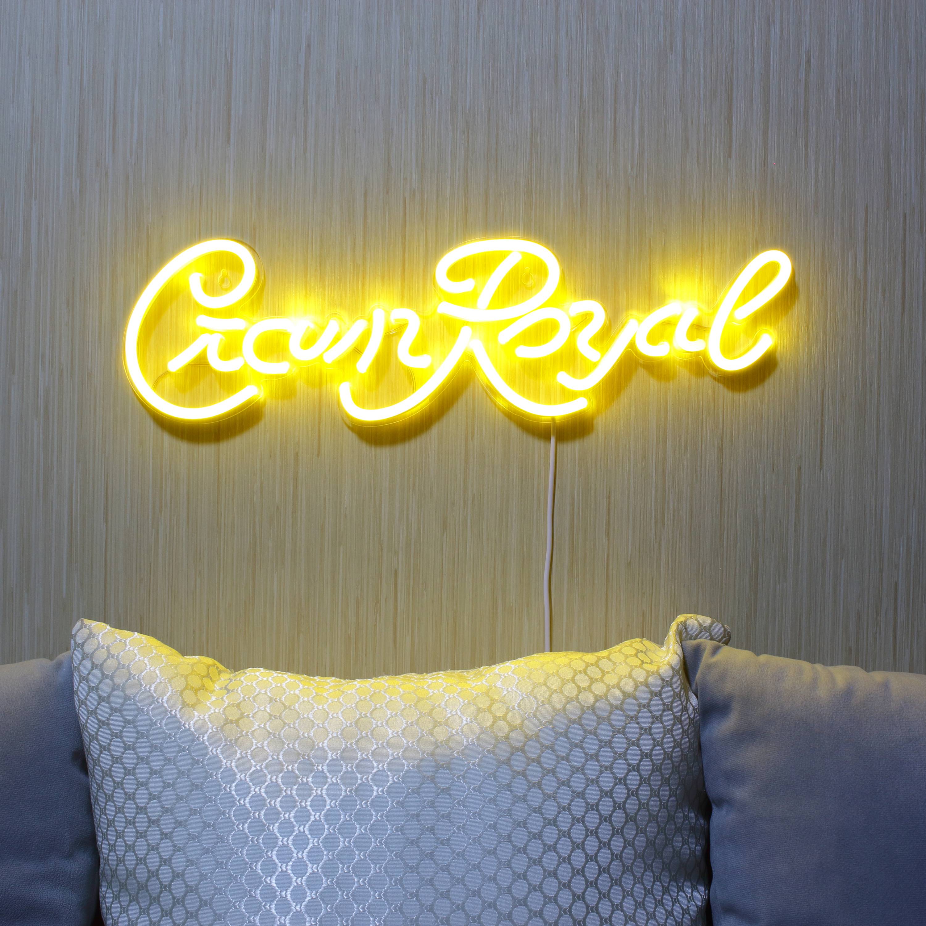 Crown Royal Large Flex Neon LED Sign