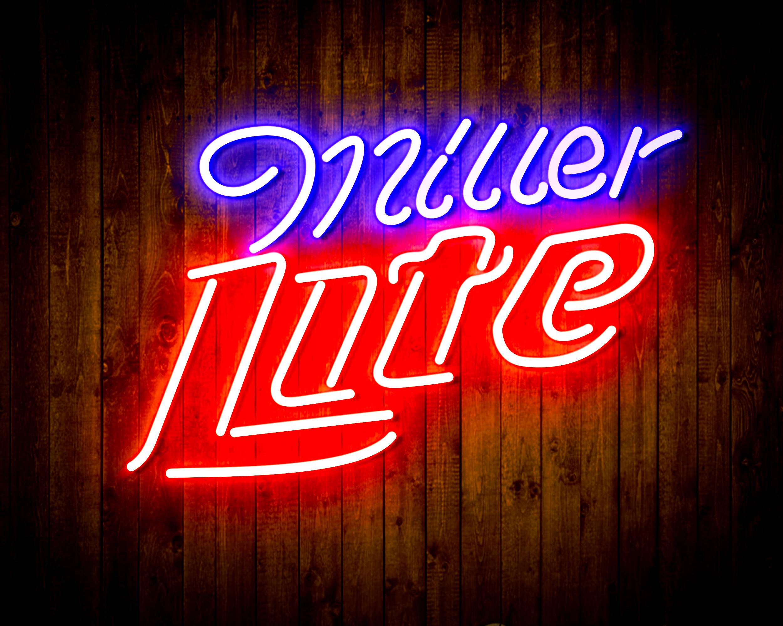 Miller Lite Classic Handmade Neon Flex LED Sign