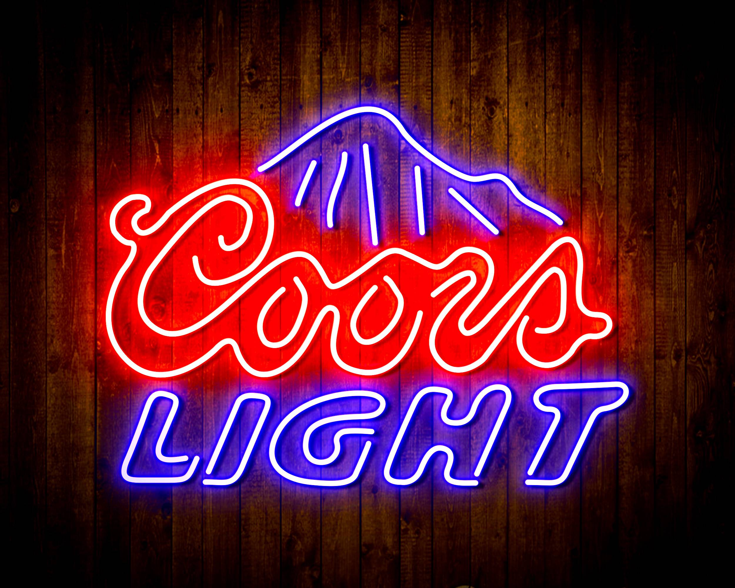 Coors Light Bar Handmade Neon Flex LED Sign