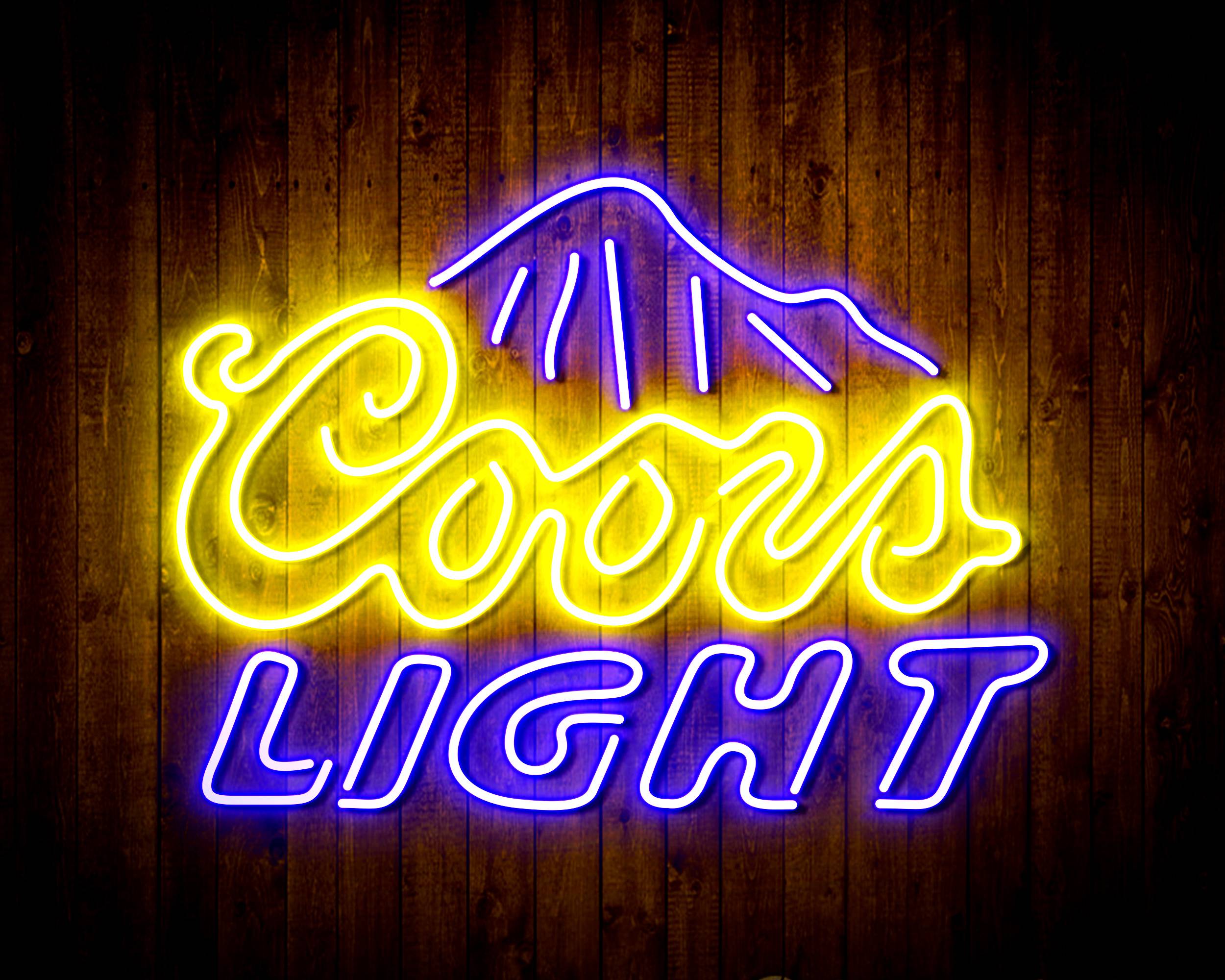 Coors Light Bar Handmade Neon Flex LED Sign