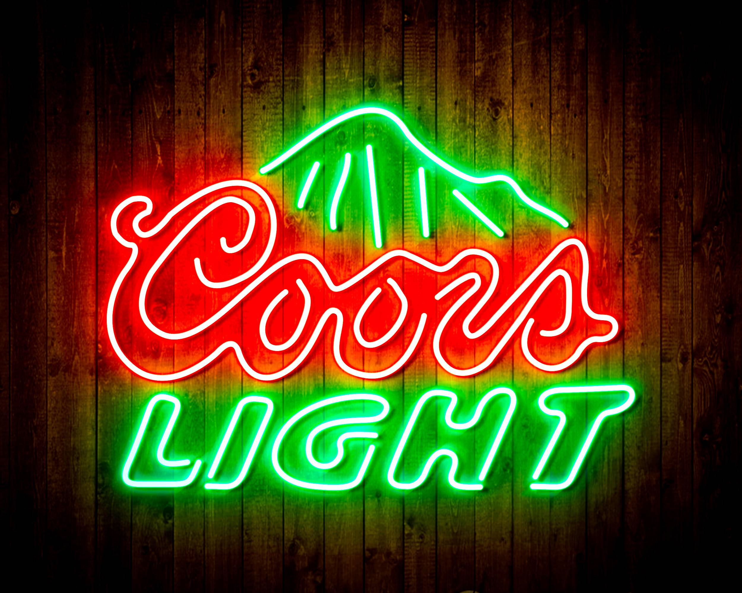 Coors Light Bar Handmade Neon Flex LED Sign