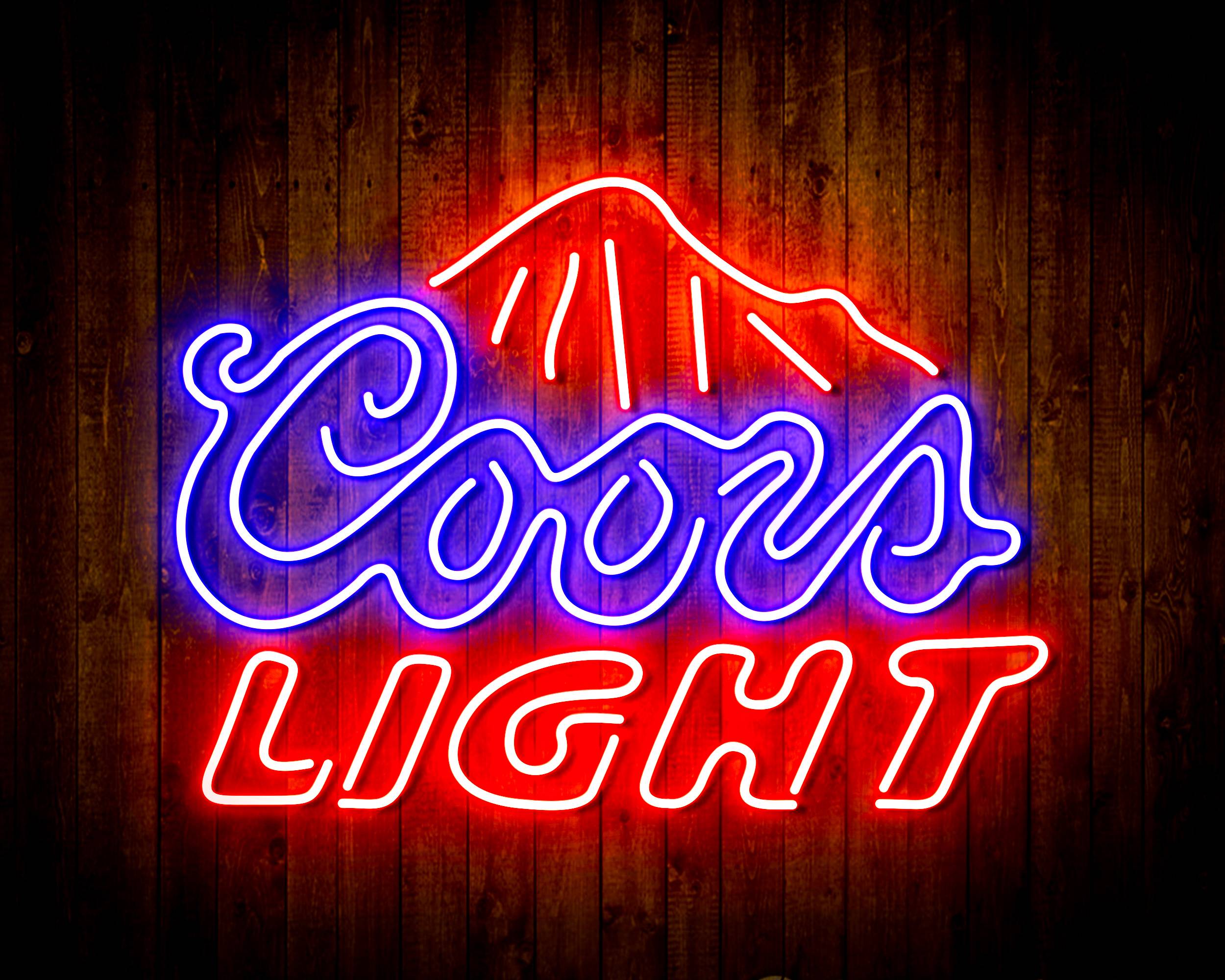 Coors Light Bar Handmade Neon Flex LED Sign