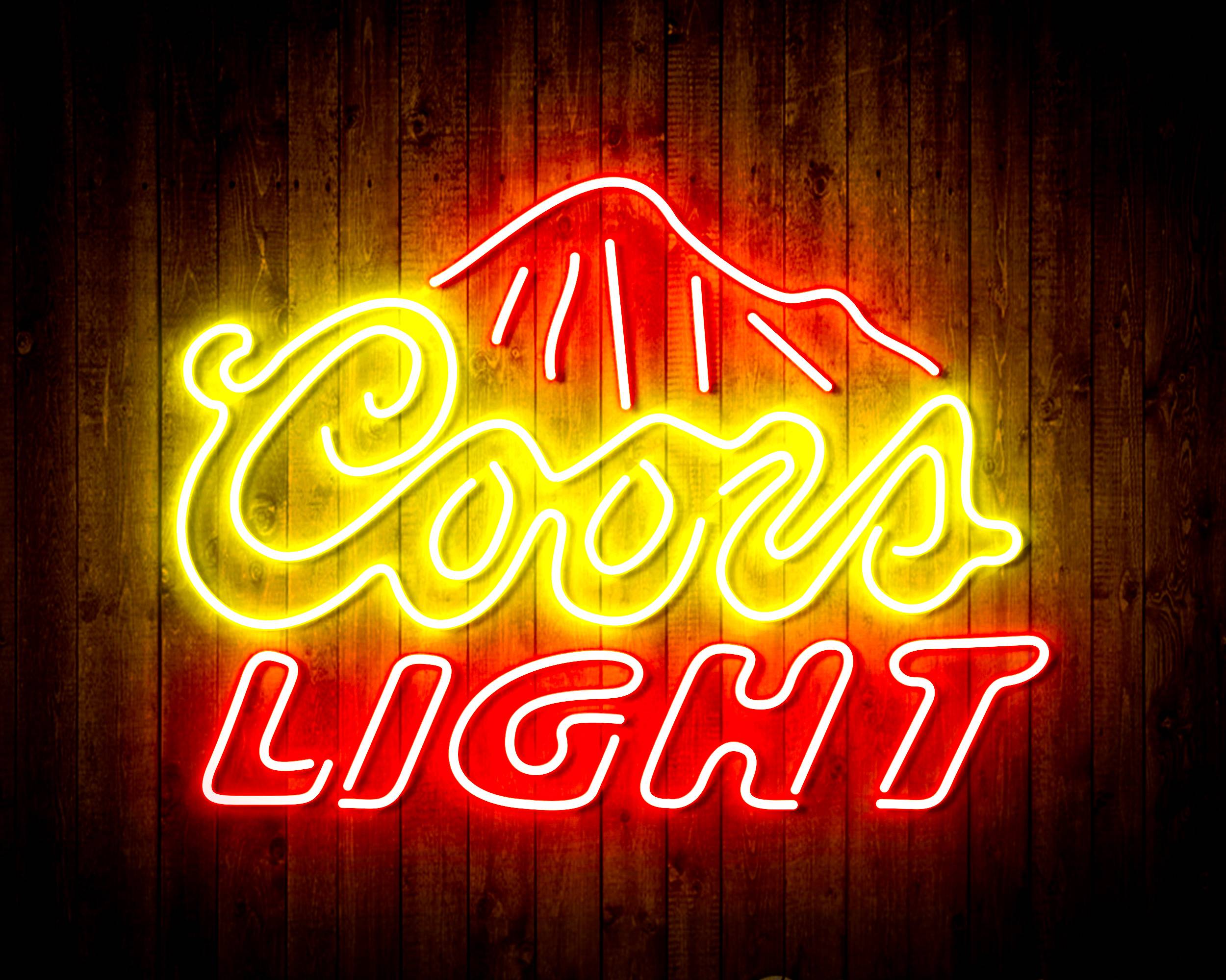 Coors Light Bar Handmade Neon Flex LED Sign