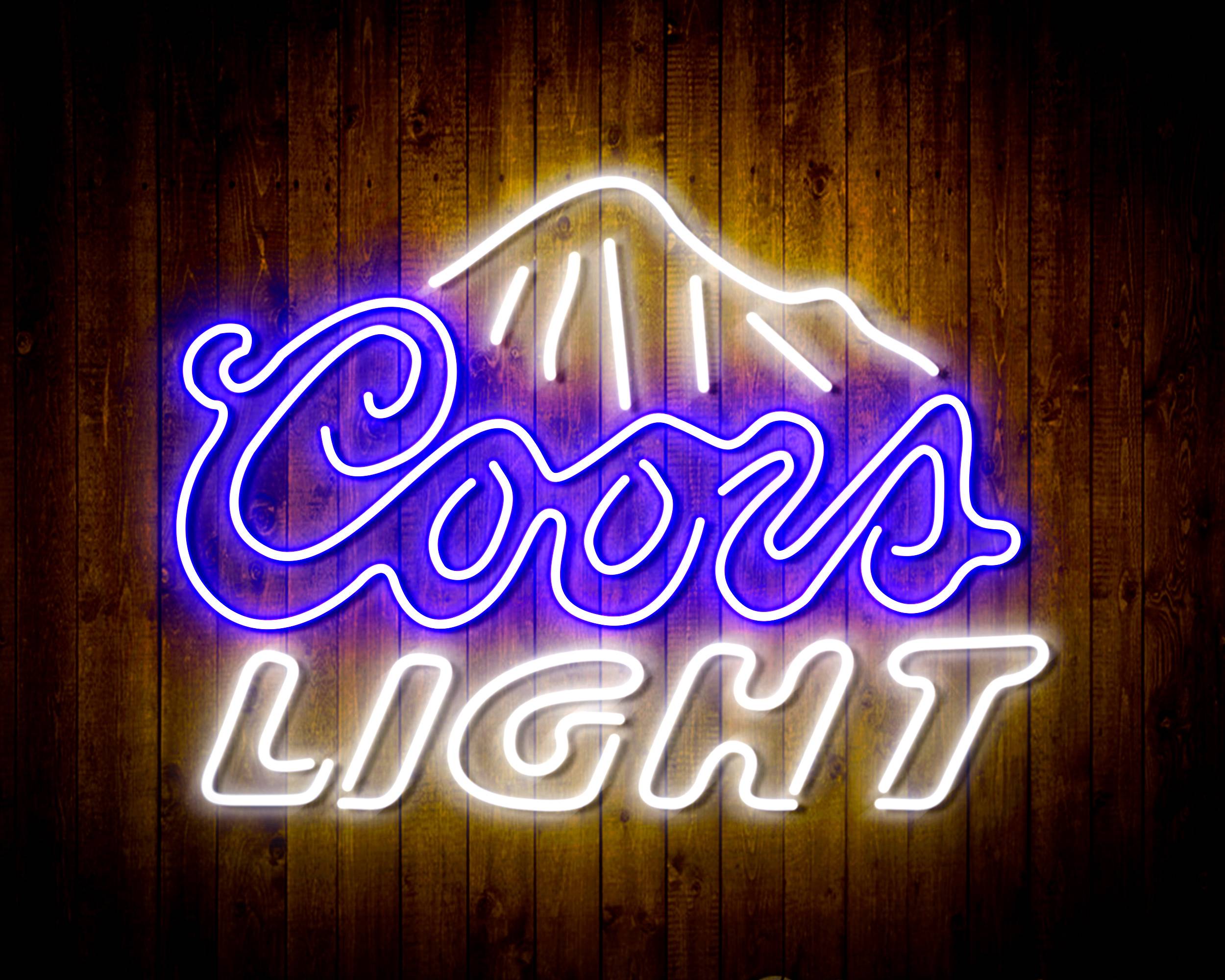 Coors Light Bar Handmade Neon Flex LED Sign