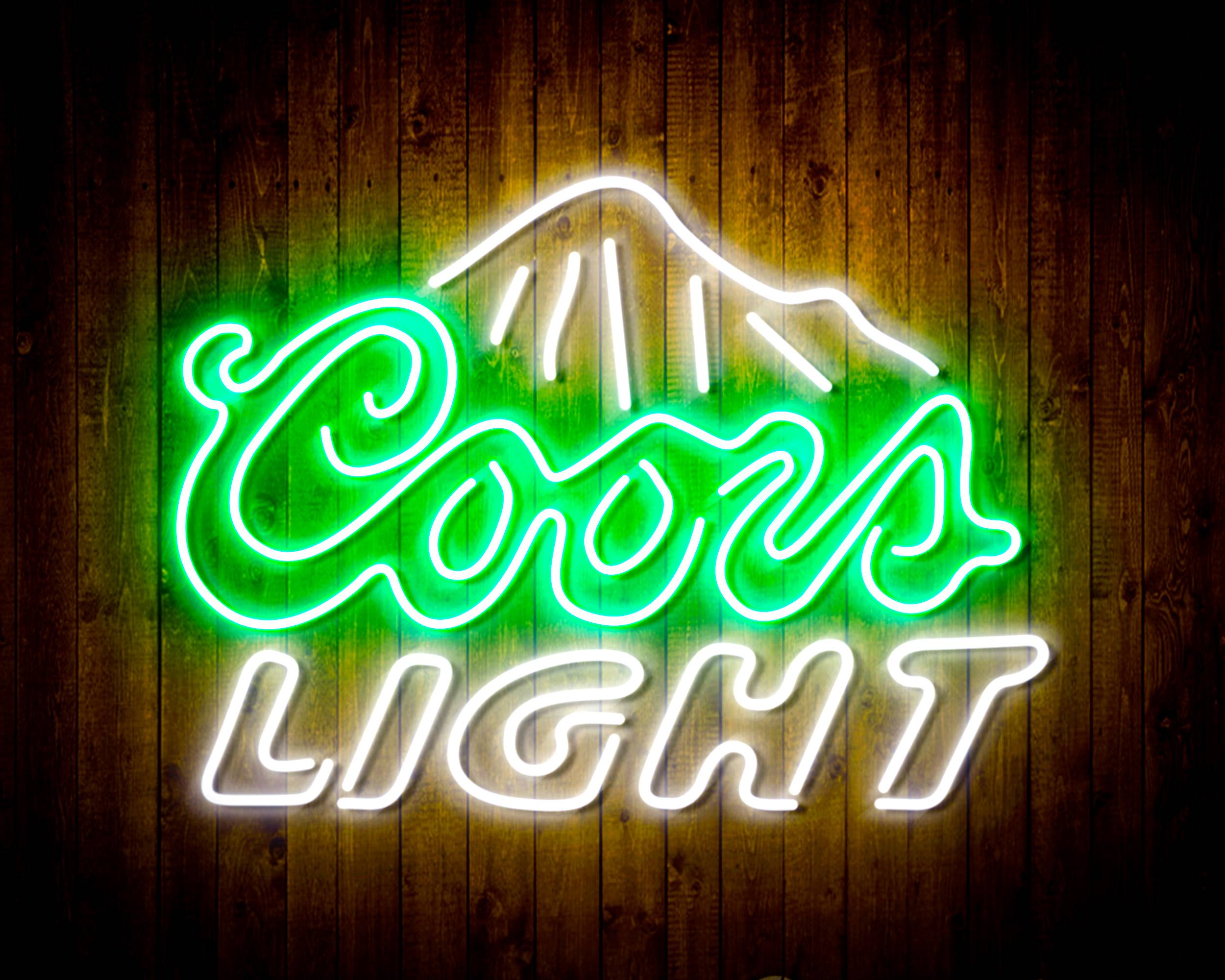 Coors Light Bar Handmade Neon Flex LED Sign