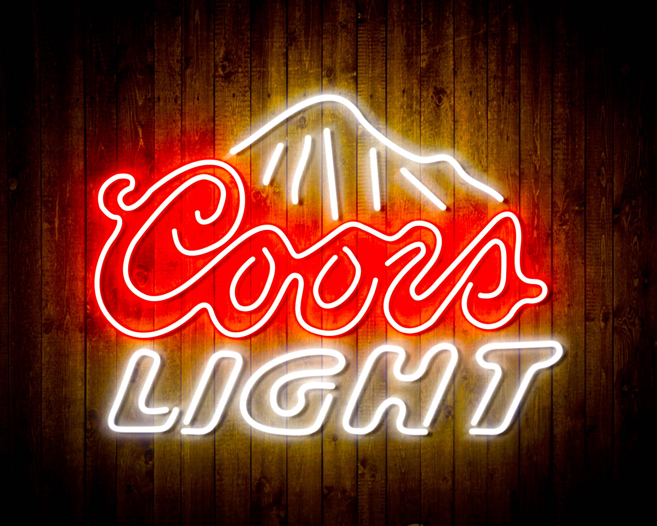 Coors Light Bar Handmade Neon Flex LED Sign